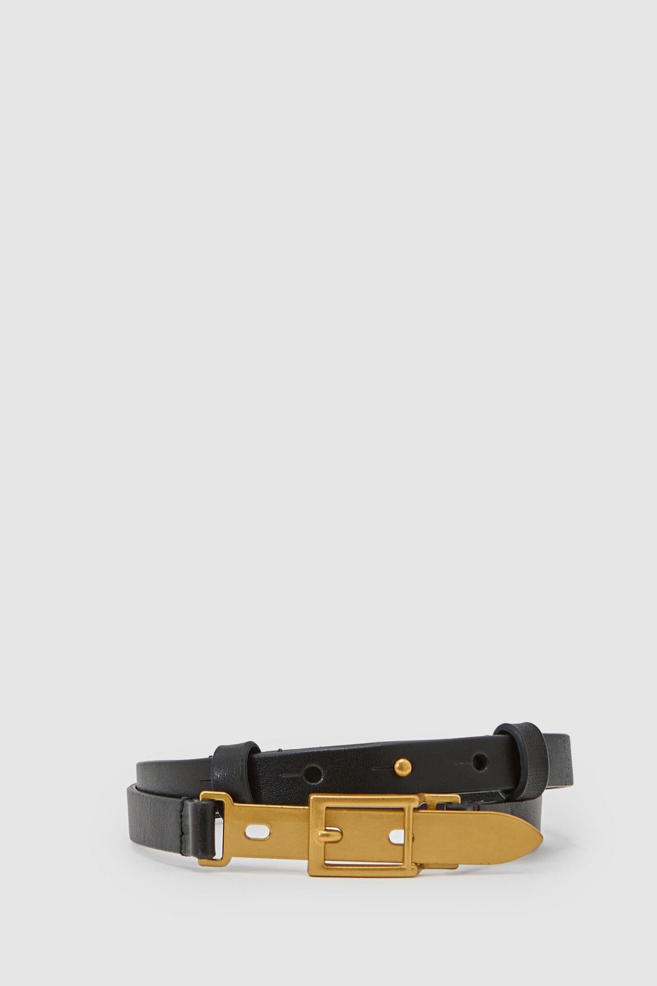 BUCKLE DETAIL BELT BLACK 1