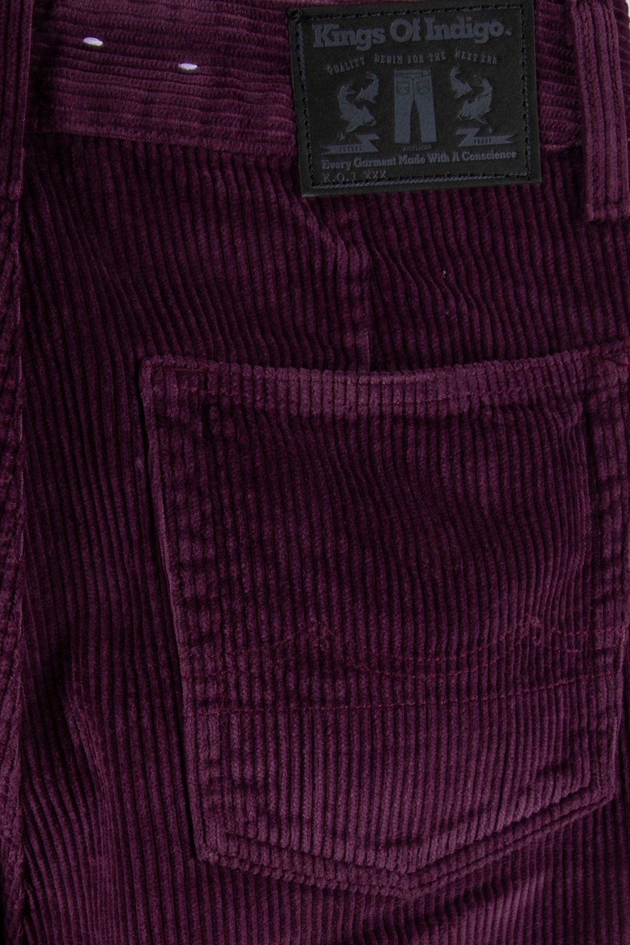 LEILA CORD PANTS MAUVE WINE CORDUROY 5