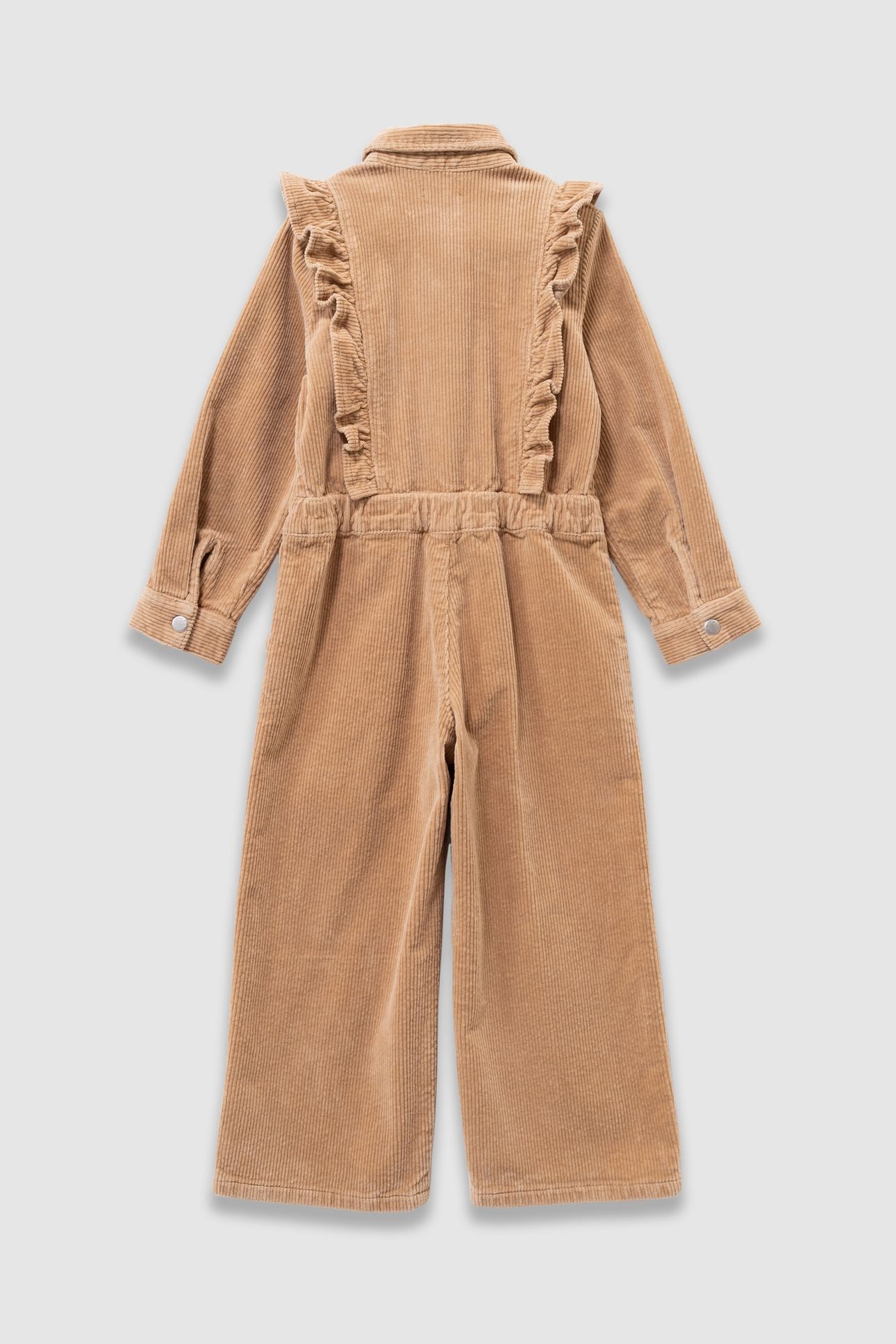 GIRLS’ BEIGE CORDUROY JUMPSUIT 2