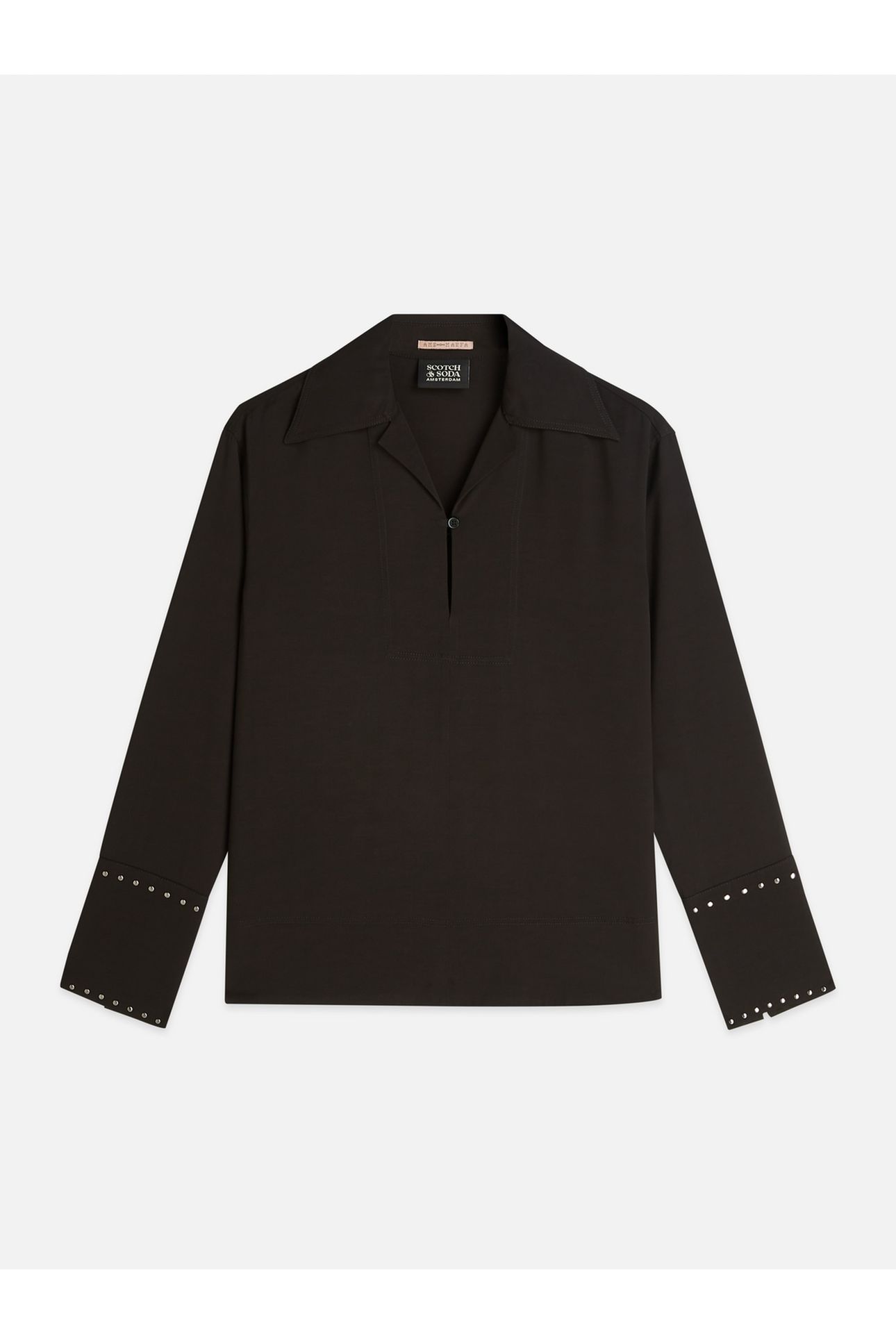 STUDDED LONG SLEEVE SHIRT METEORITE 1