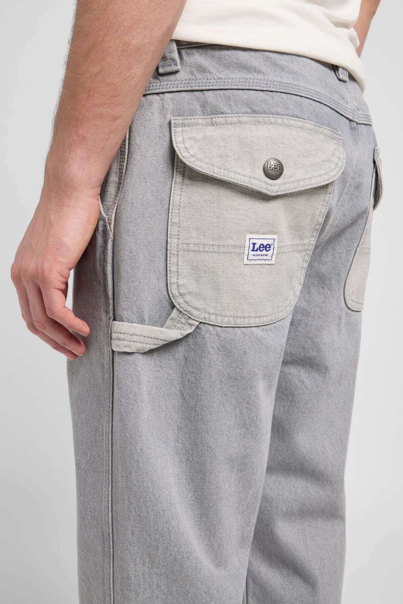 SLOUCHY STR CARPENTER GEMINI GRE RELAXED STRAIGHT JEANS DENI 5
