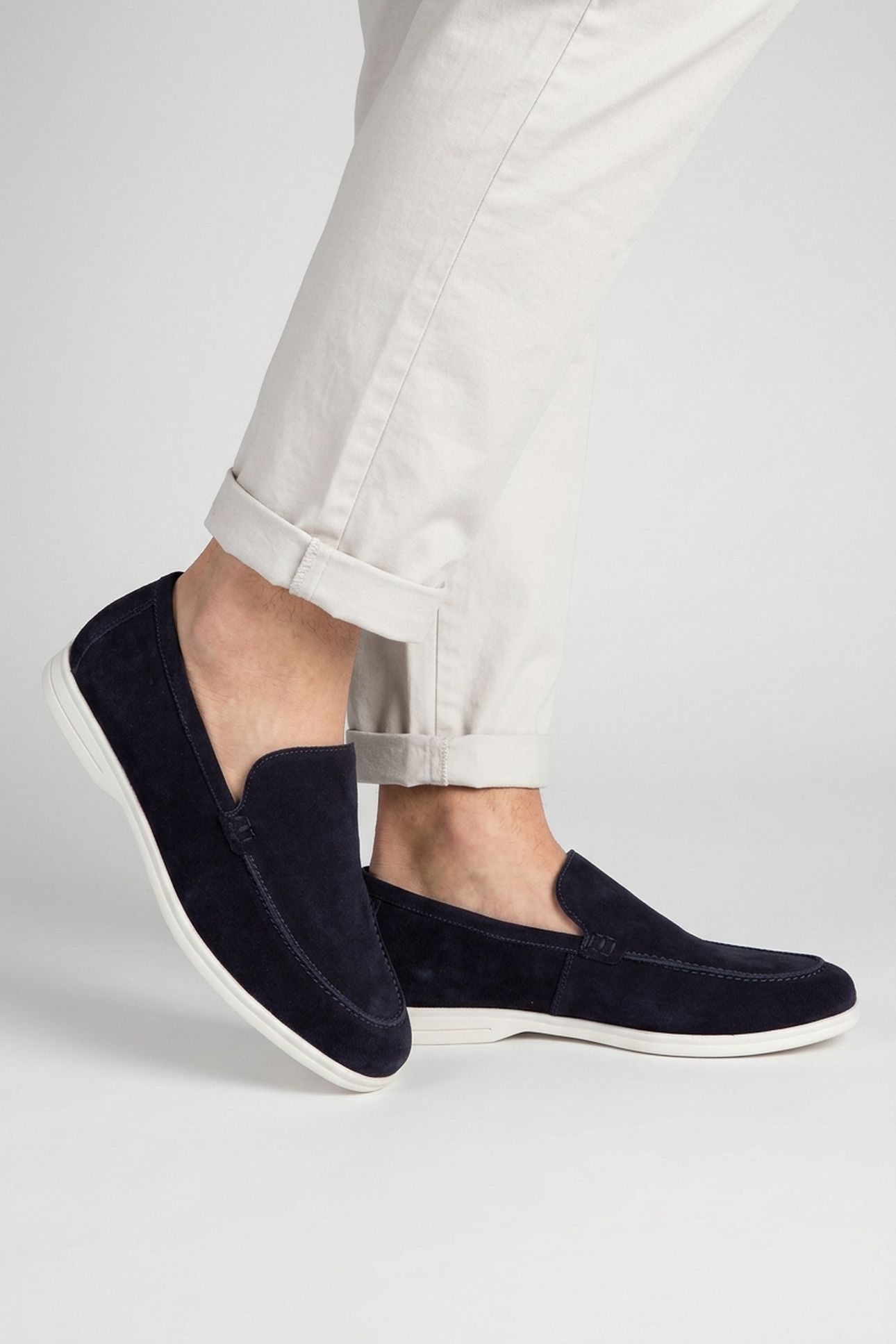 MAYNE CASUAL SHOES NAVY SUEDE 2