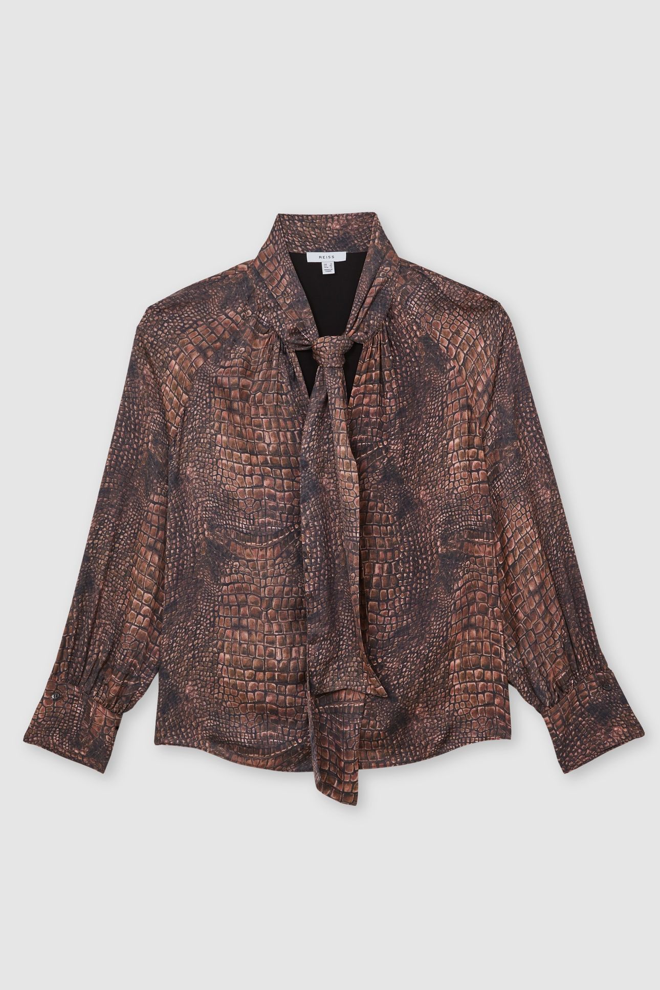 ANIMAL PRINT TOP BROWN 3