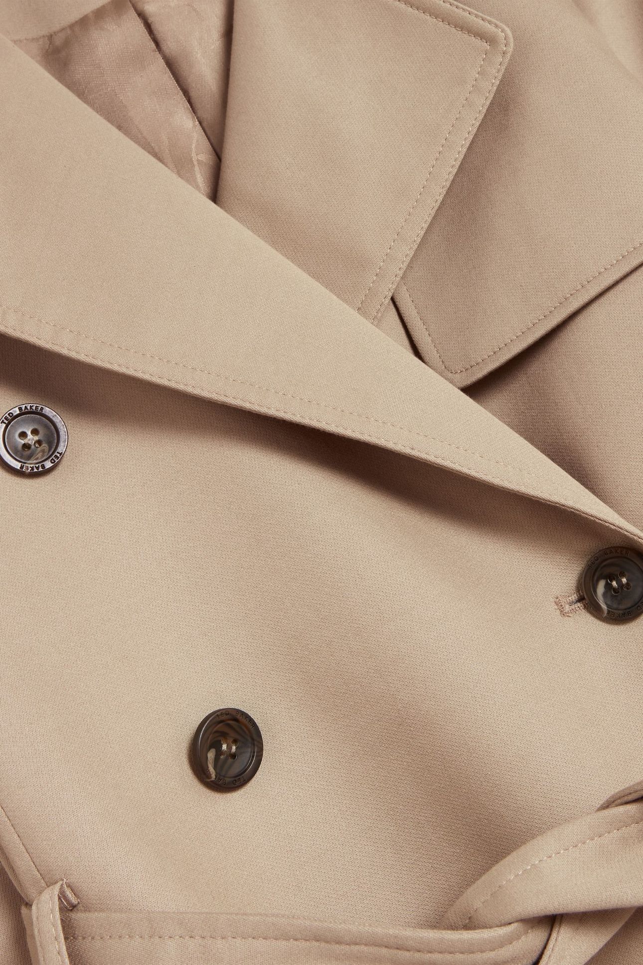 KINMO MIDI TRENCH COAT KHAKI 5