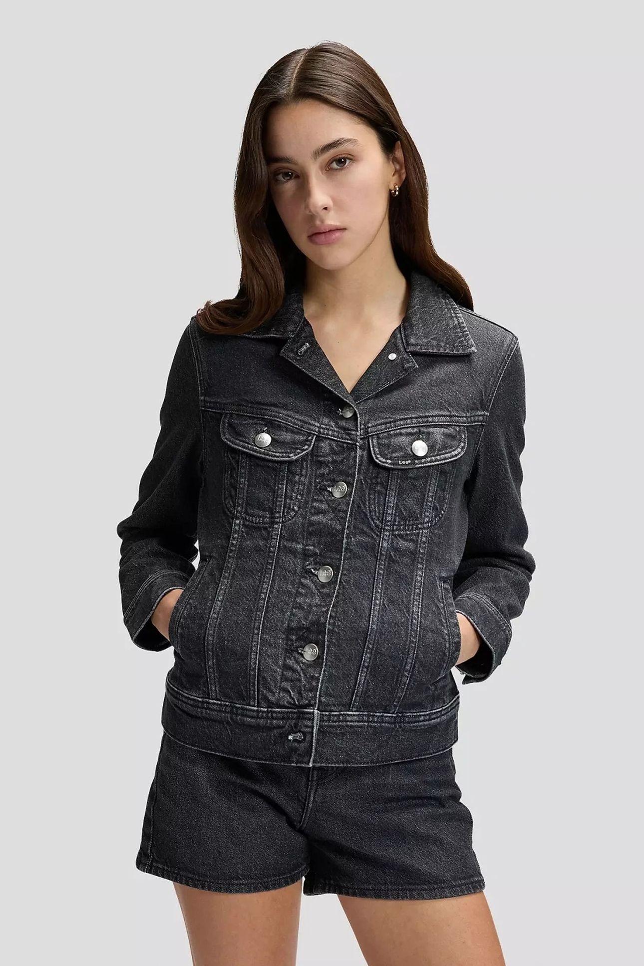 RIDER JACKET SCREEN SAVER REGULAR DENIM BLACK 1