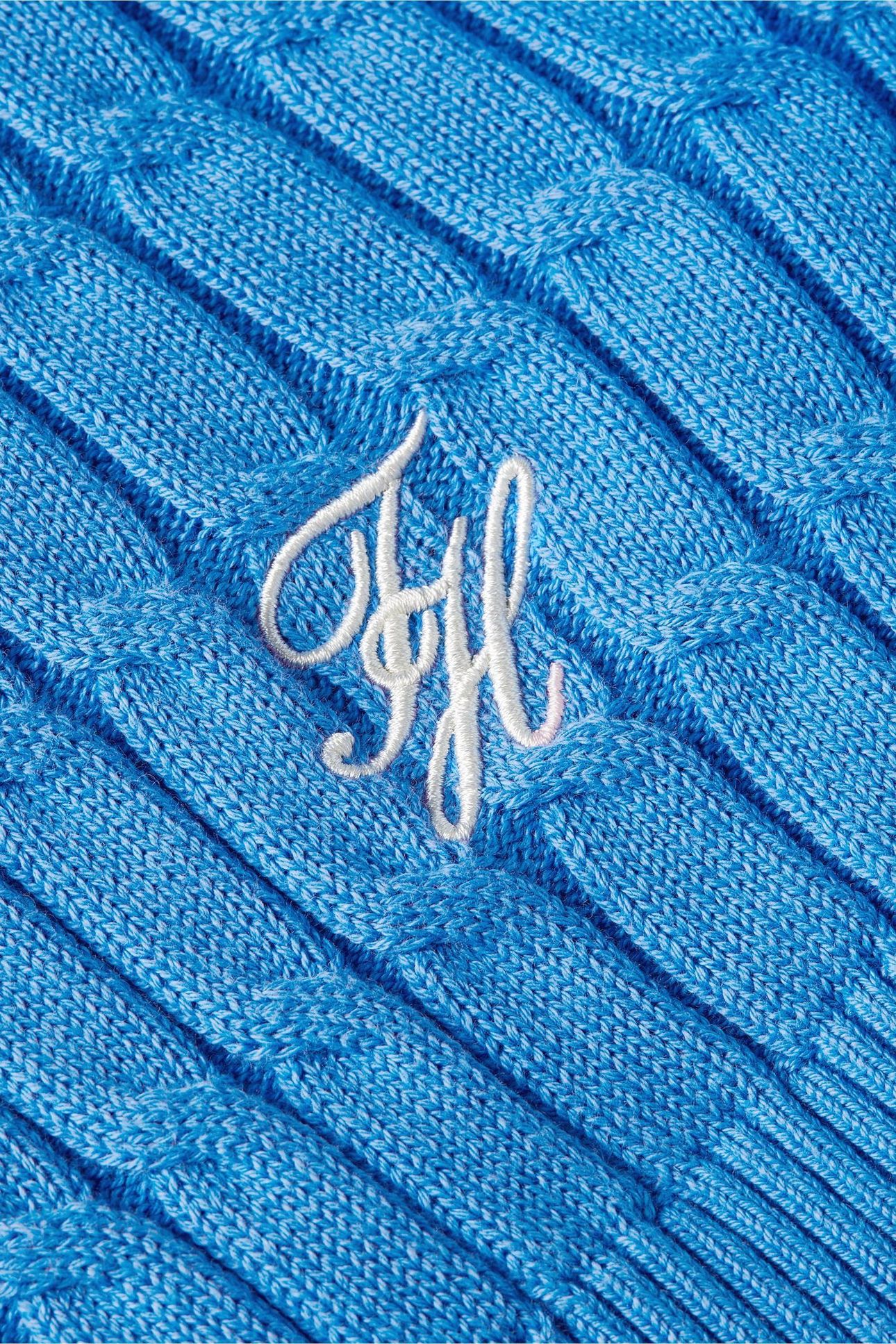 CO CABLE MID GG 1/2 ZIP MESMERIZING BLUE 4