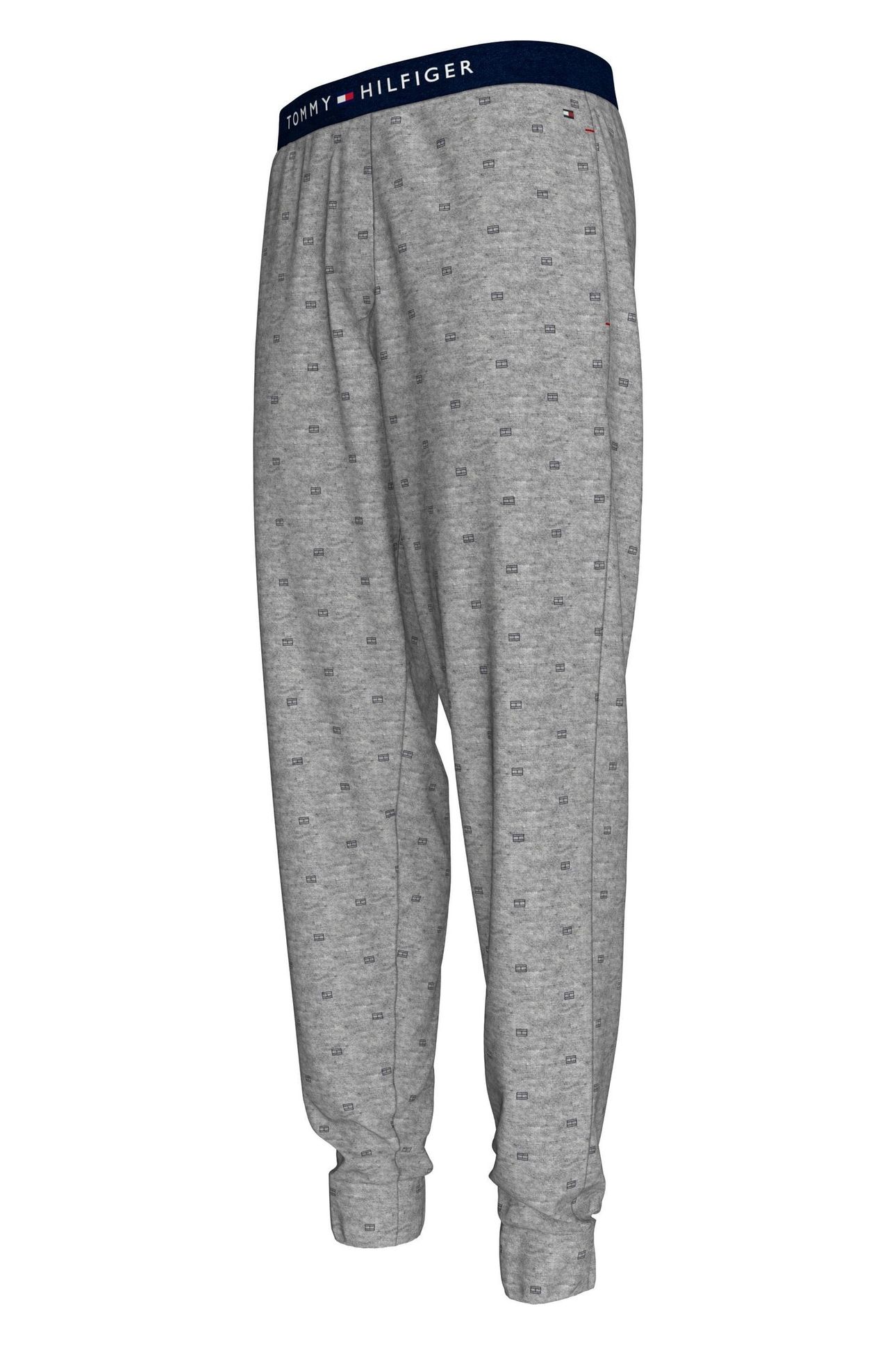 JERSEY PJ PANT CUFFED OUTLINE FLAG GREY HT 2