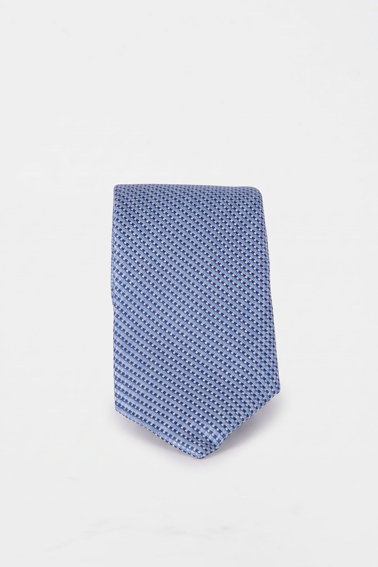 SEVERN TEXTURED SOLID TIE BLUE 2