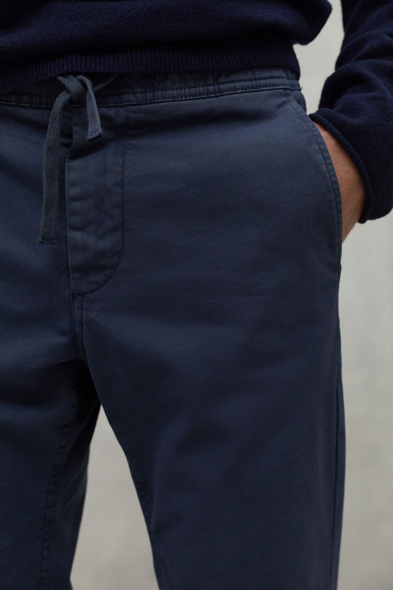 ETHICAALF WINTER PANTS DEEP NAVY 5
