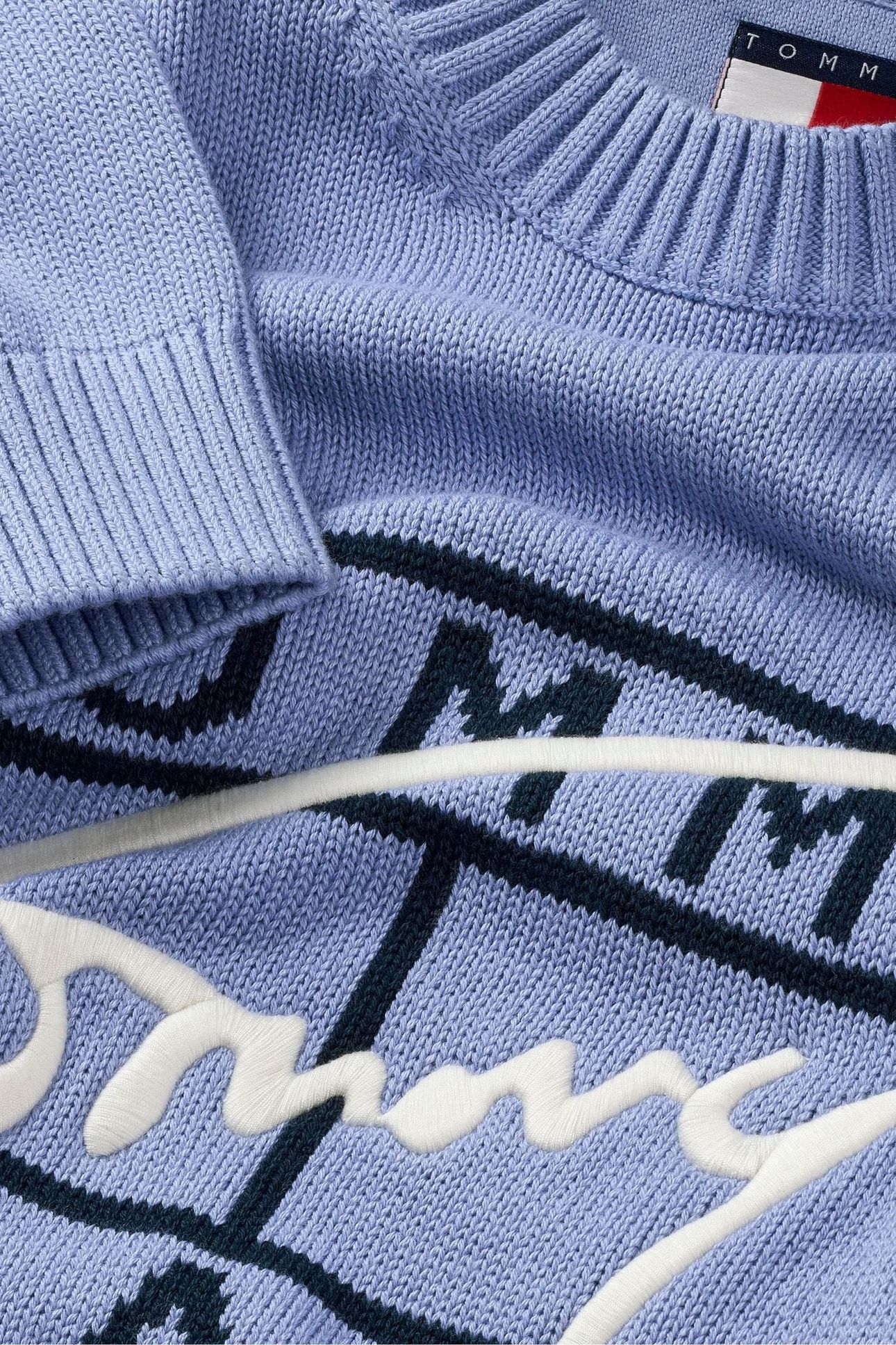 TJM REG SIGNATURE SWEATER NORDIC IRIS 4