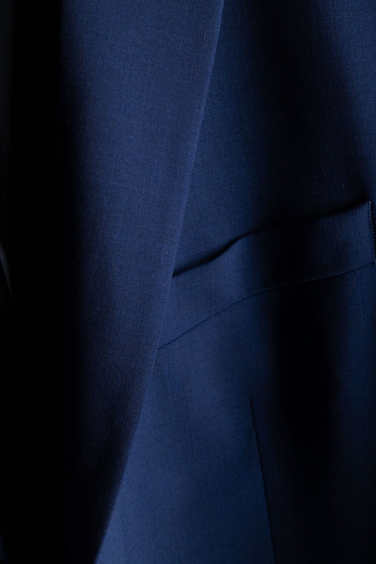 MODERN WOOL BLEND BLAZER SLATE BLUE 4