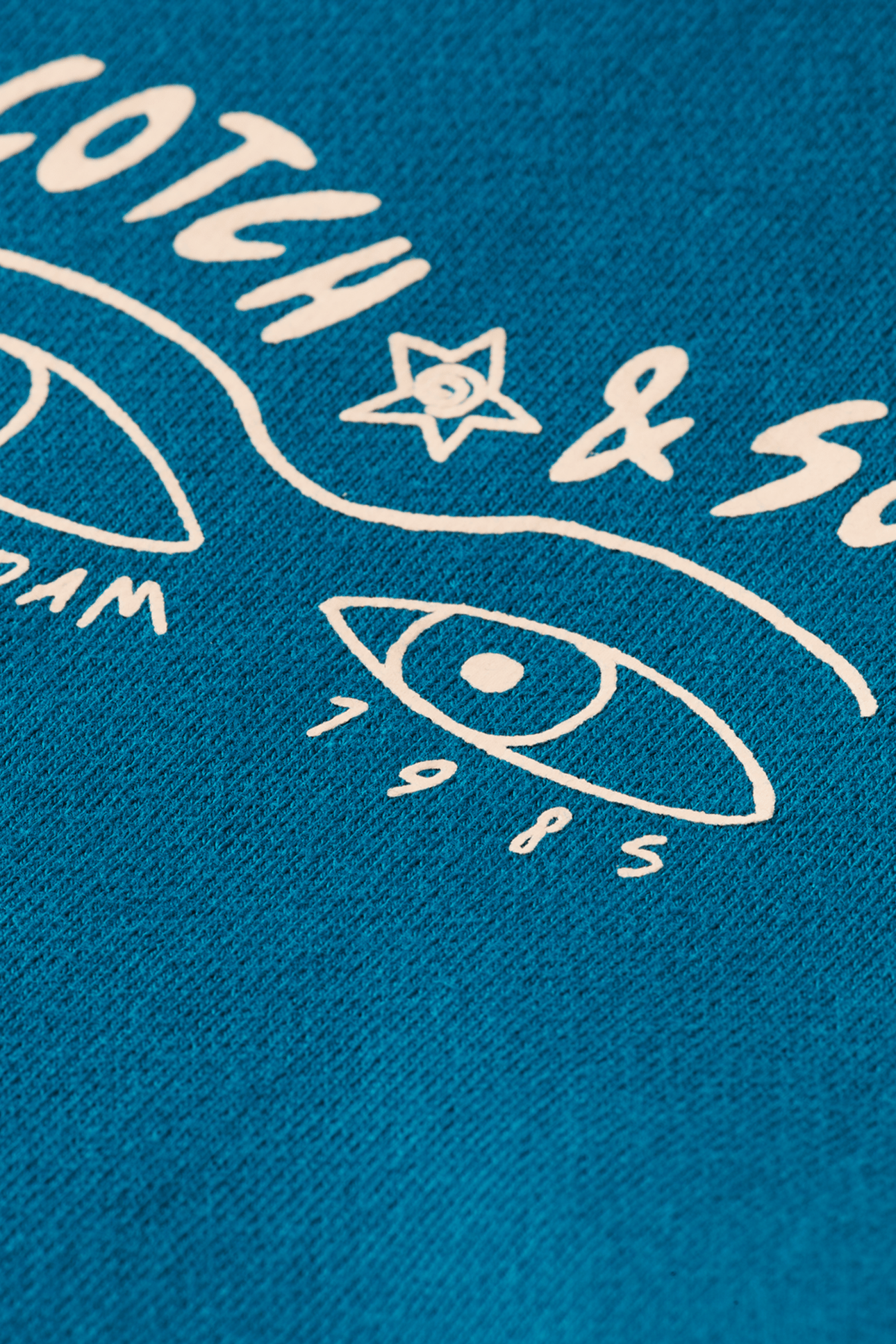SMALL ARTWORK REGULAR FIT SWEATSHIRT DEEP LAGOON 7