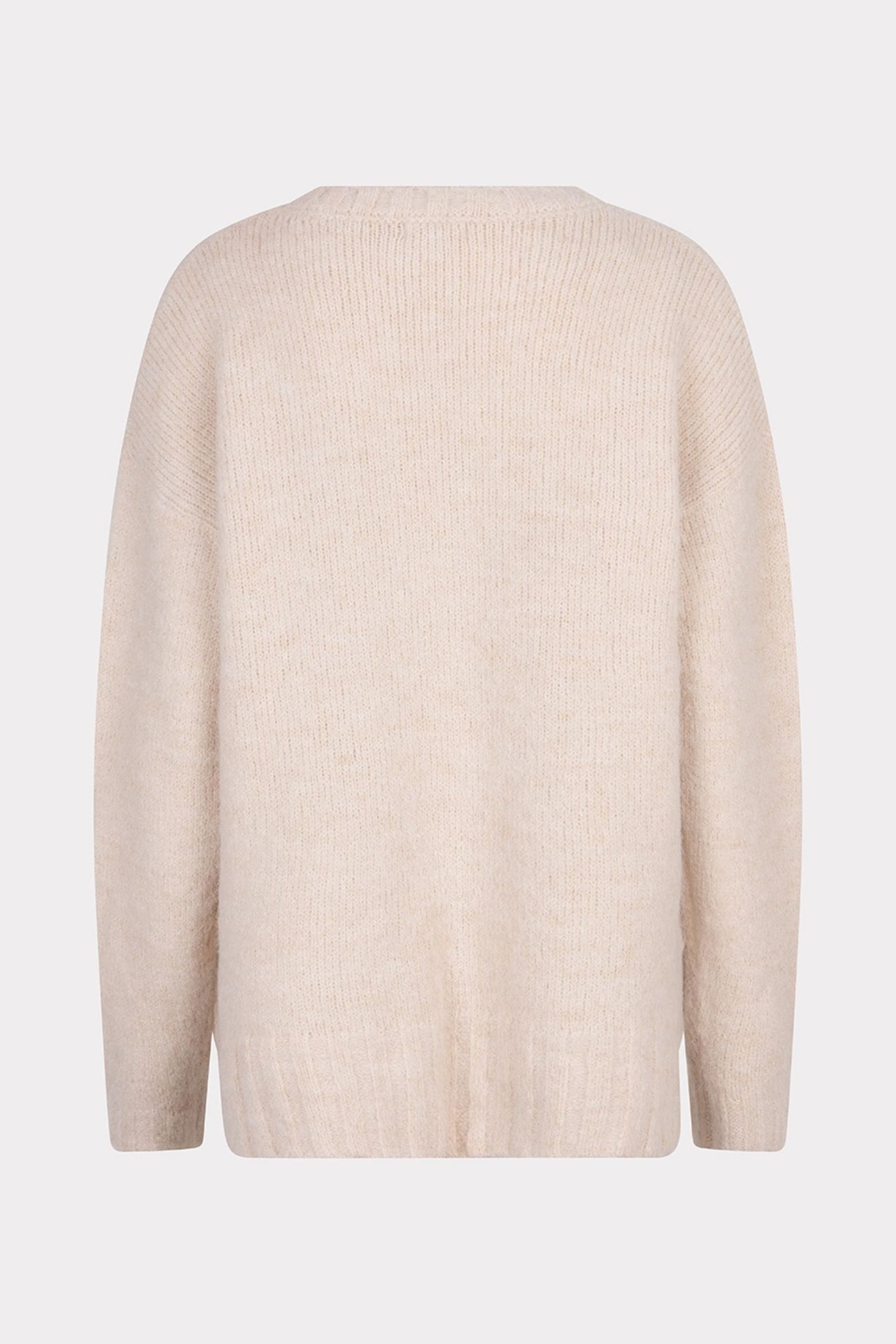 SWEATER DIAGONAL LINES LIGHT SAND 5