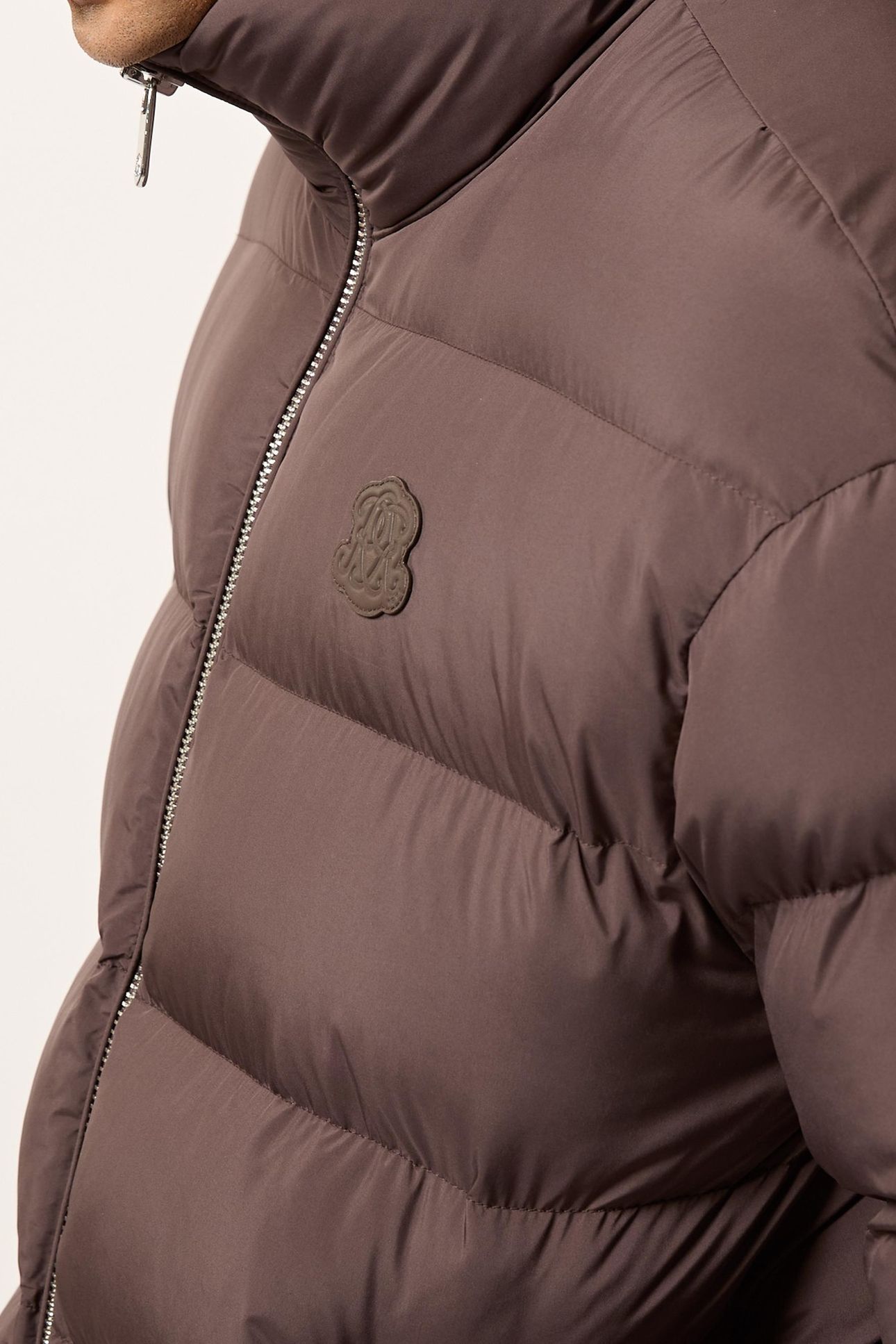 LS QUILTED PUFFER JACKET BROWN 7
