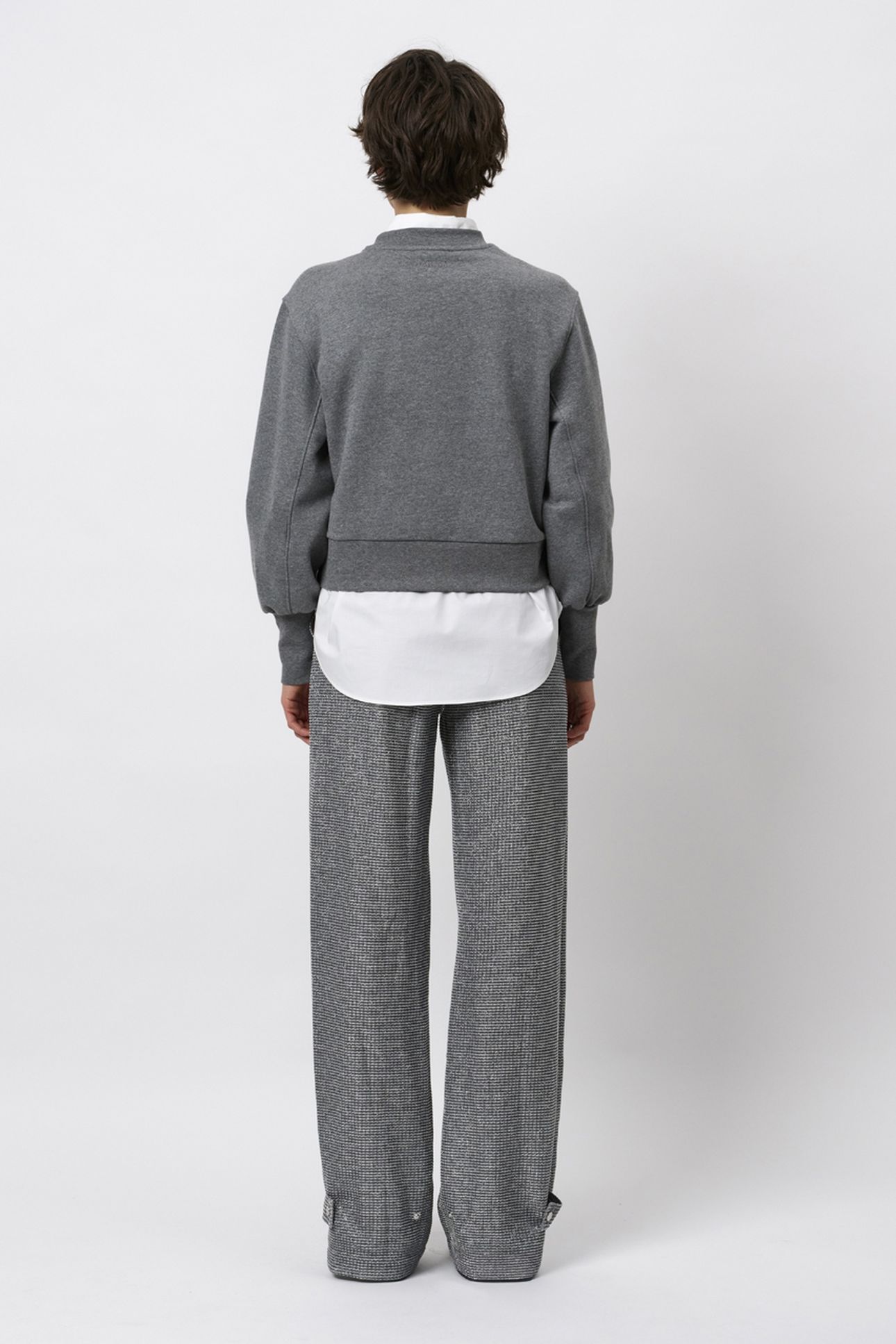 LISON LOGO SWEATER GRANITE GREY MELANGE 3