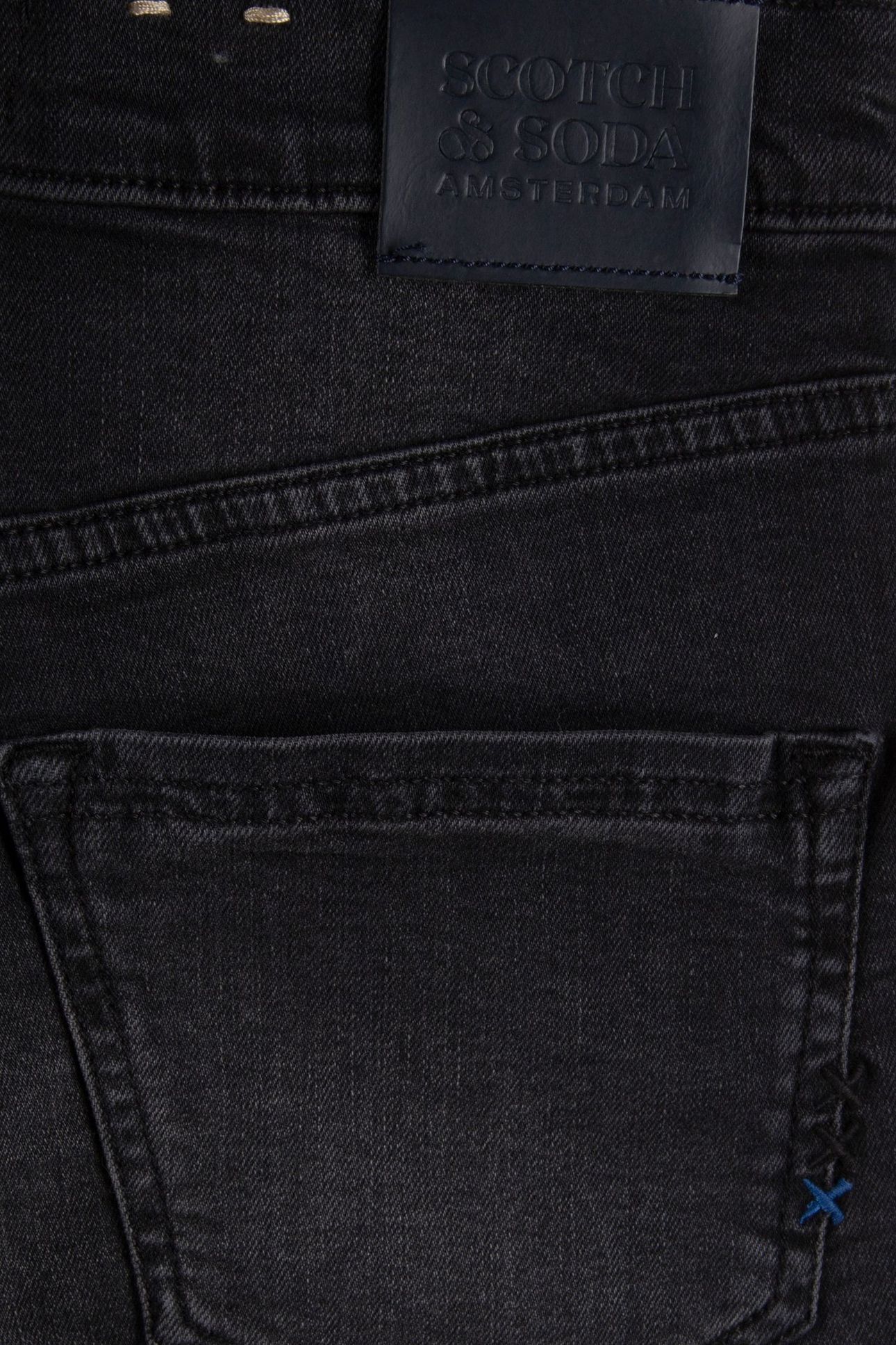 CORE THE RAY CUT OFF DENIM SHORT - BLACK NIGHT 5