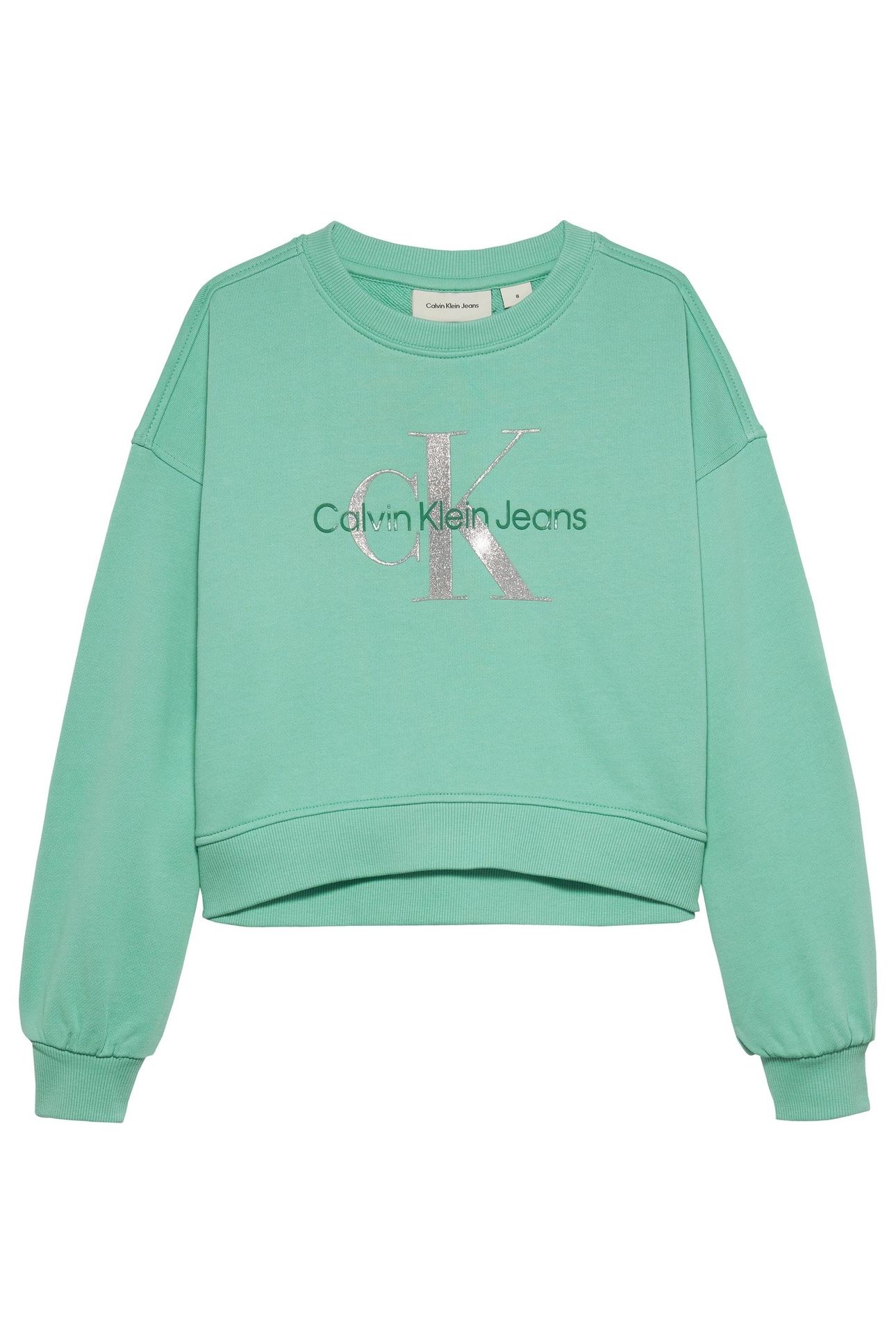 GIRLS GLITTER MONOLOGO TICKLED GREEN 2