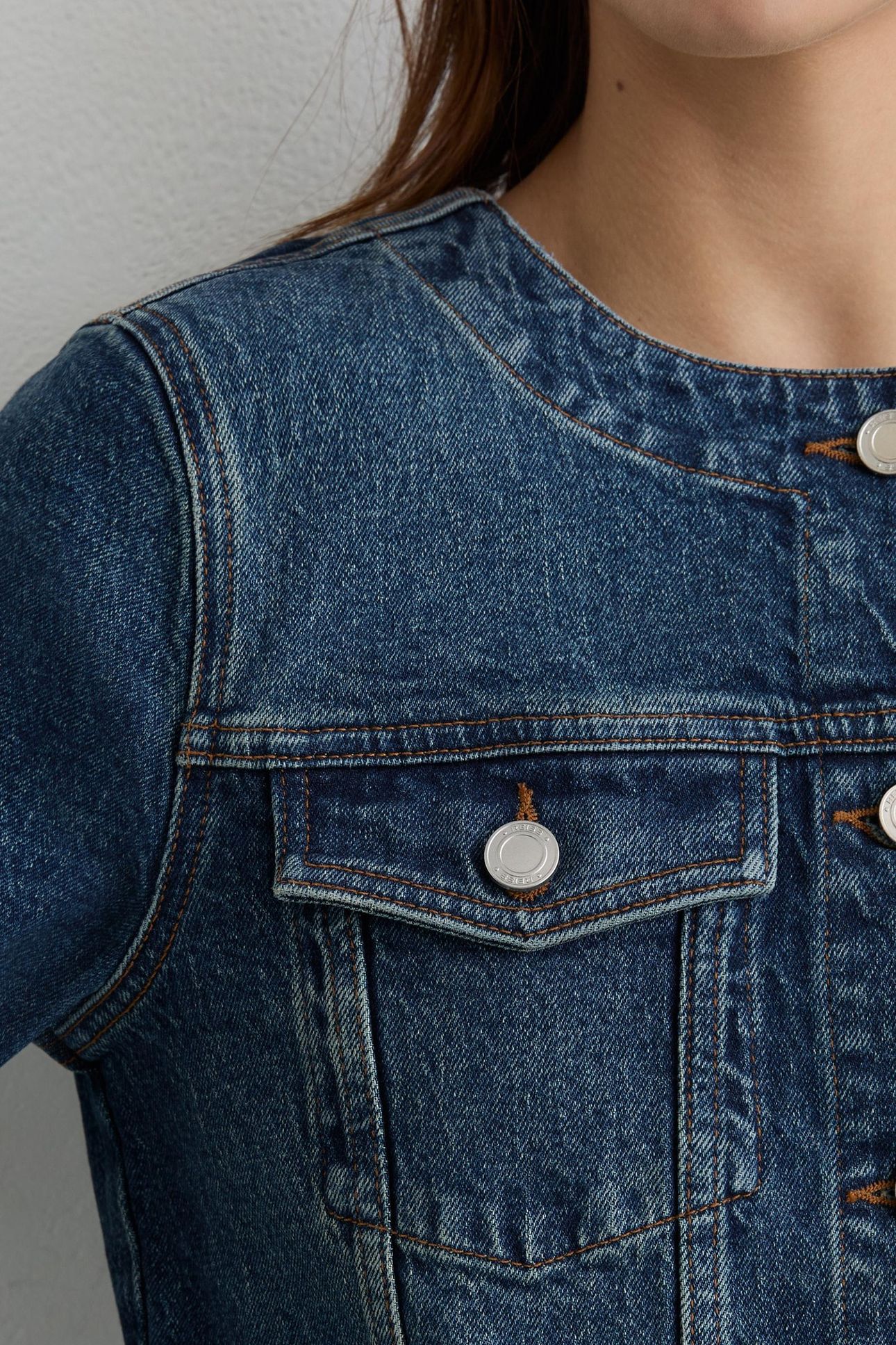 DENIM JACKET MID BLUE 5