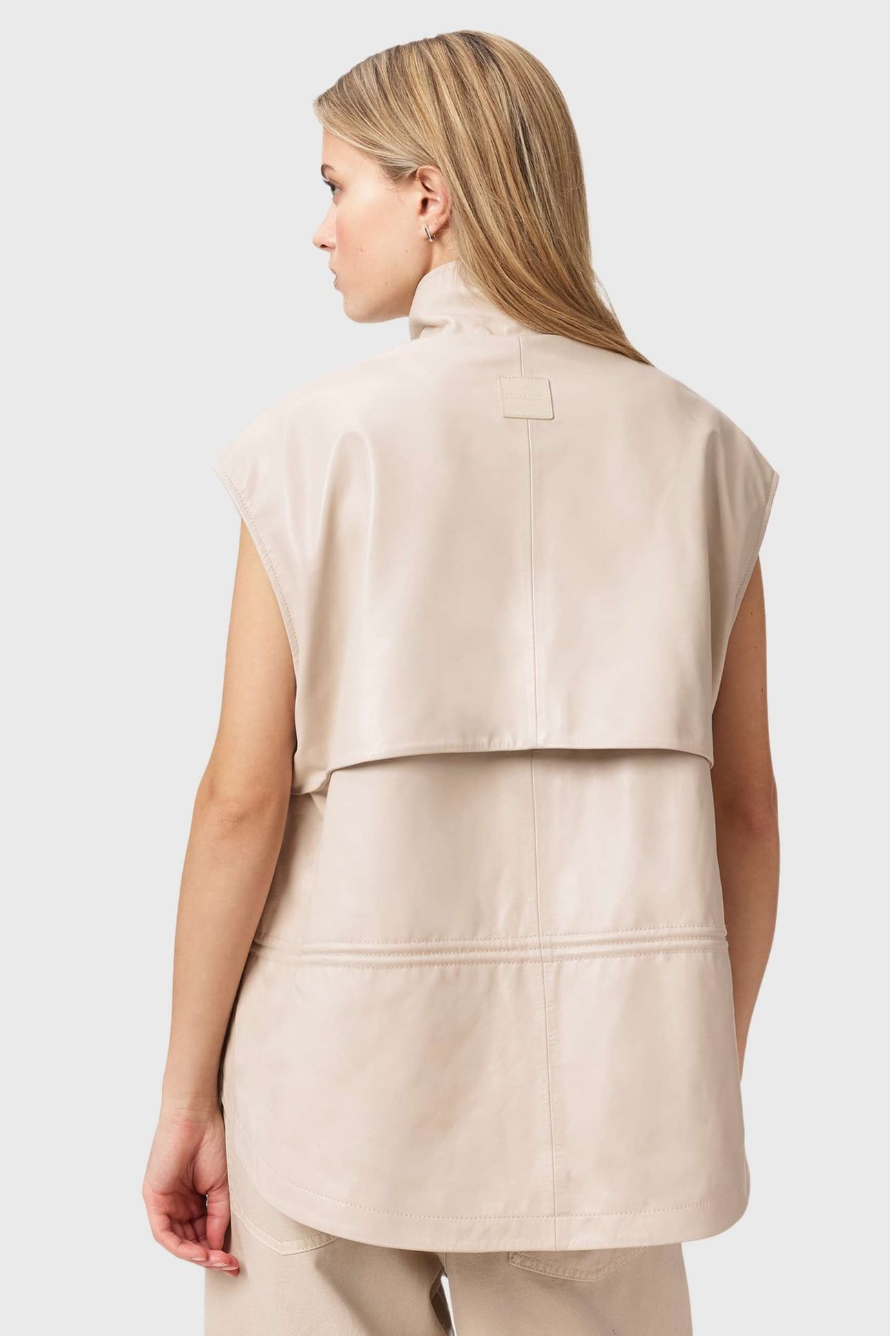 FLOR GILET ANTIQUE WHITE 2