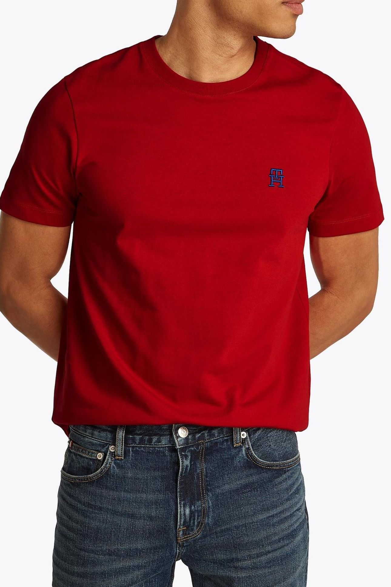 MONOGRAM IMD TEE MEDIUM RED 1