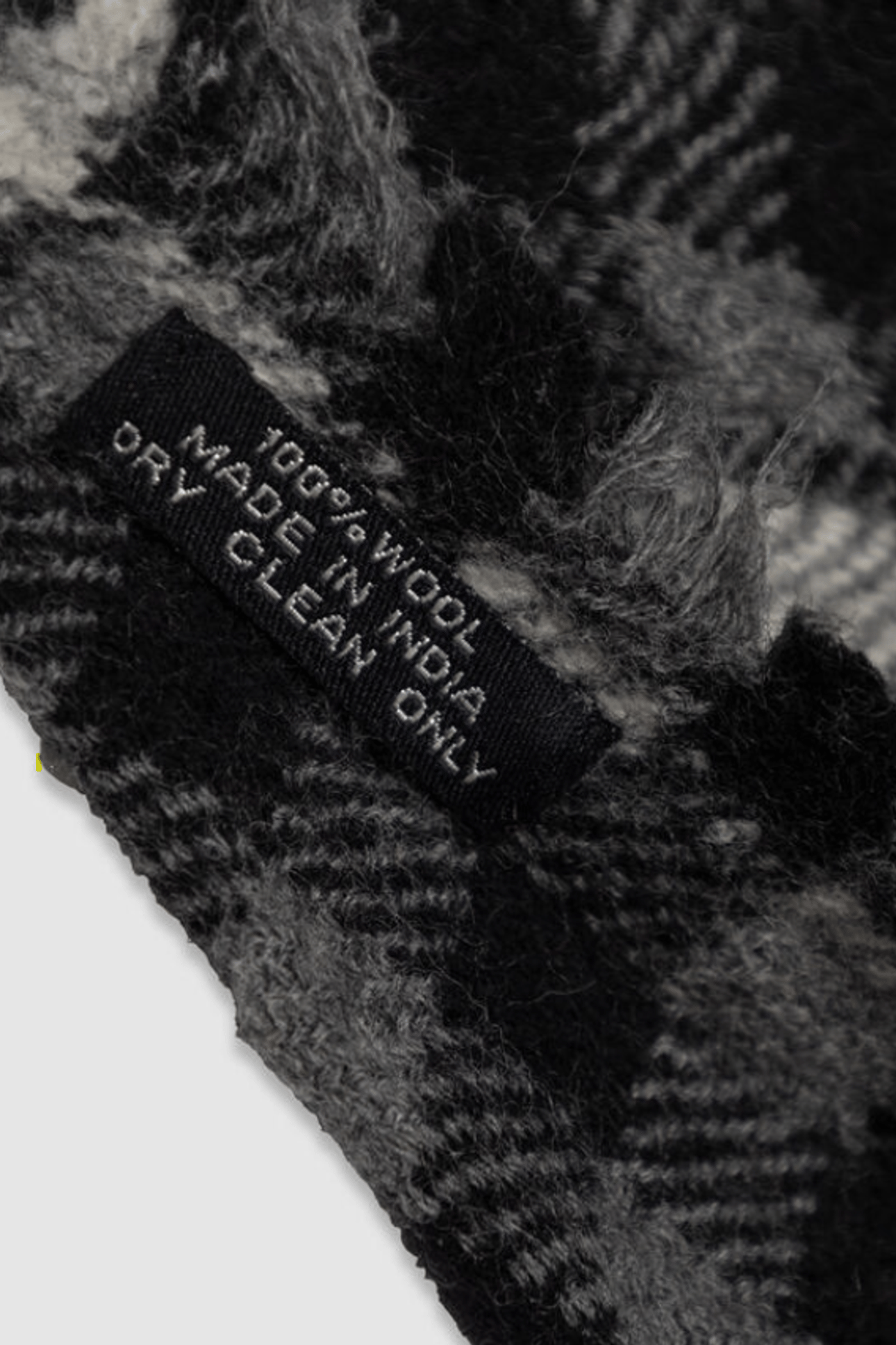 GREY CHECK SQUARE SCARF 4