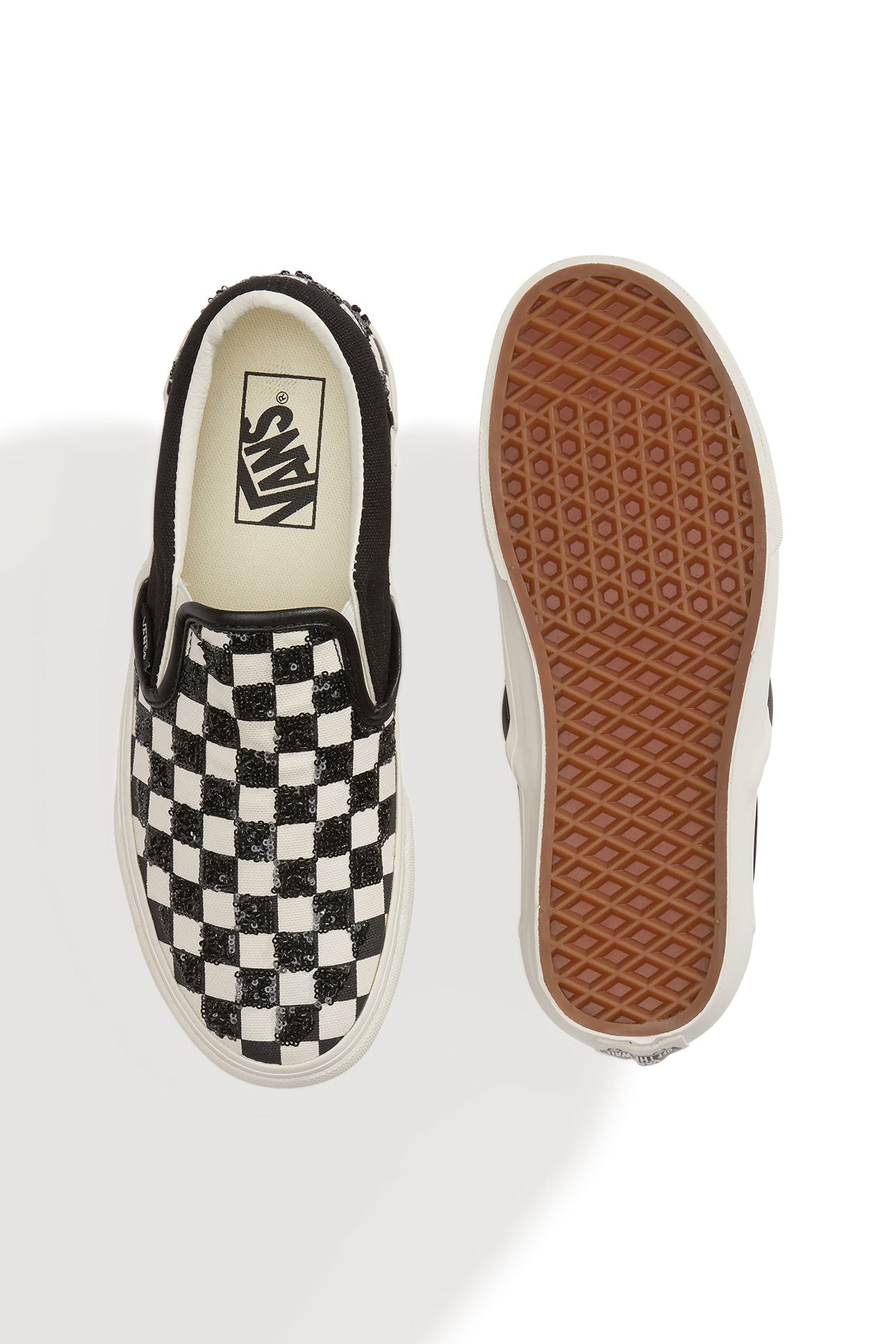 UNISEX CLASSIC SLIP-ON BEADED CHECKERBOARD 5