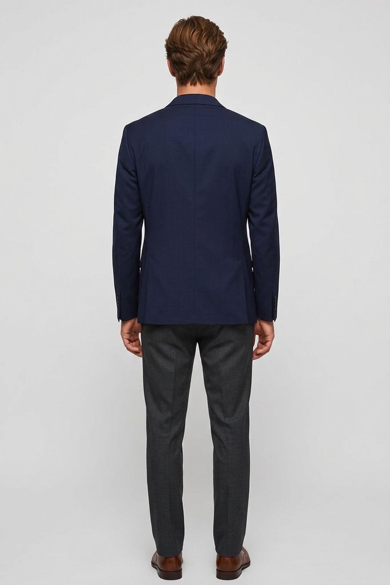 STRETCH WOOL REGULAR BLAZER INK BLUE 2
