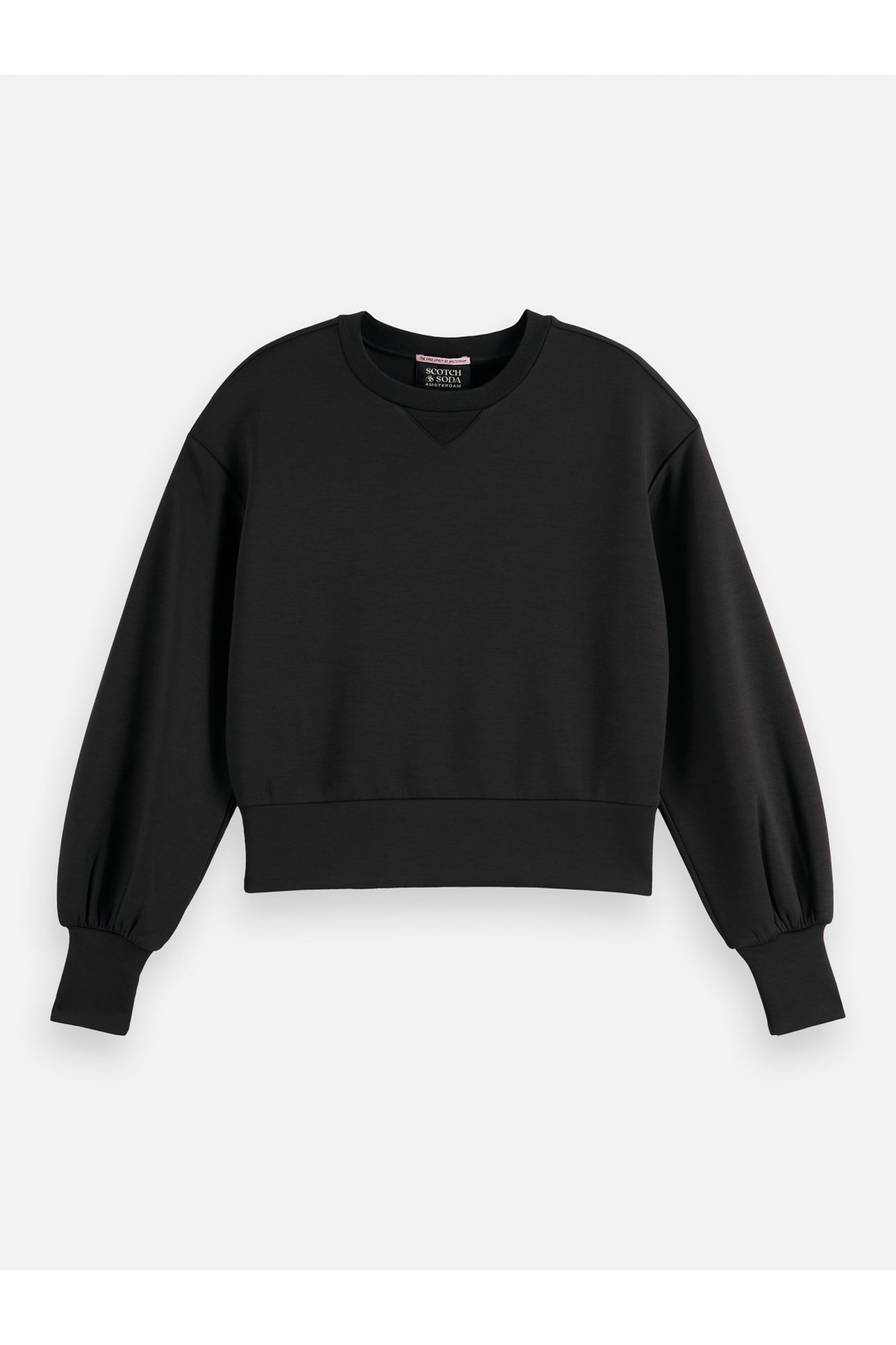 CORE MODAL SWEATSHIRT BLACK 4