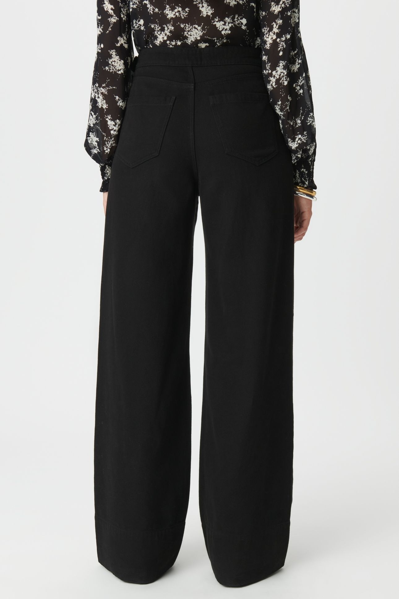 BLACK PÉNÉLOPE WIDE-LEG JEANS 2