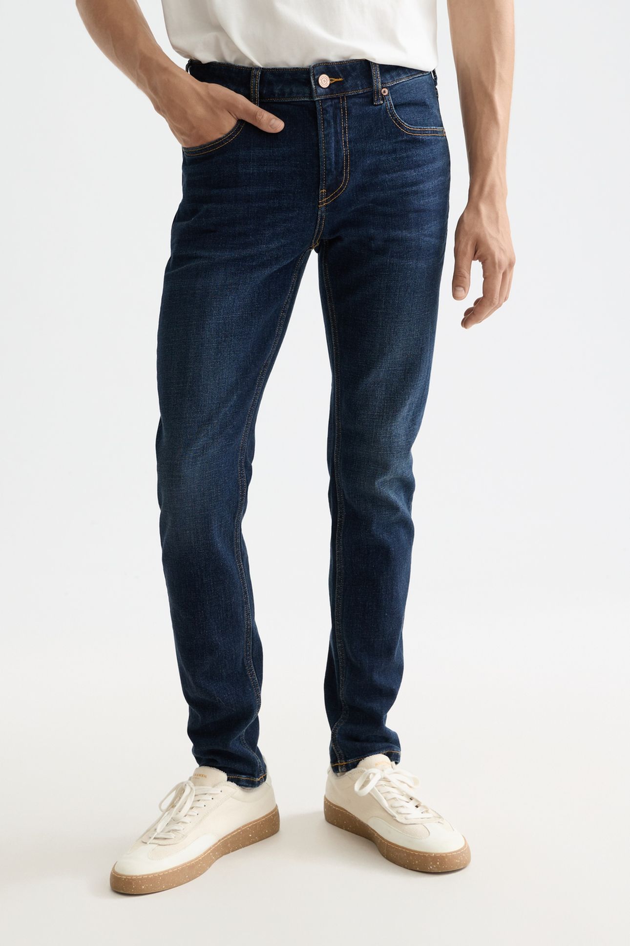 CORE SKIM SKINNY JEANS BEATEN BLUE 1