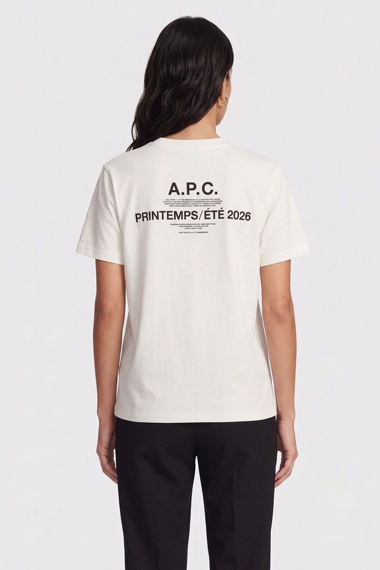 UNISEX T-SHIRT SHORT SLEEVE OFF-WHITE 4