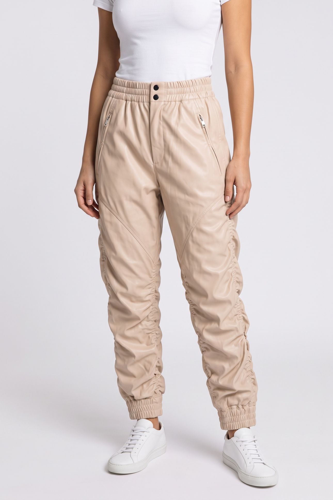 BOLENA PANTS CHALK 1
