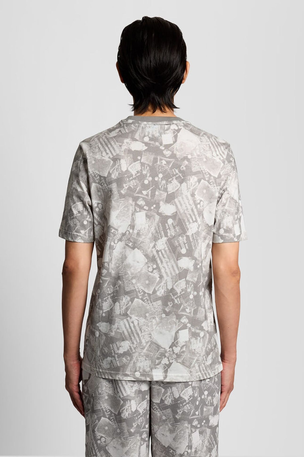 INDUSTRIAL PRINT T-SHIRT COLD GREY 2