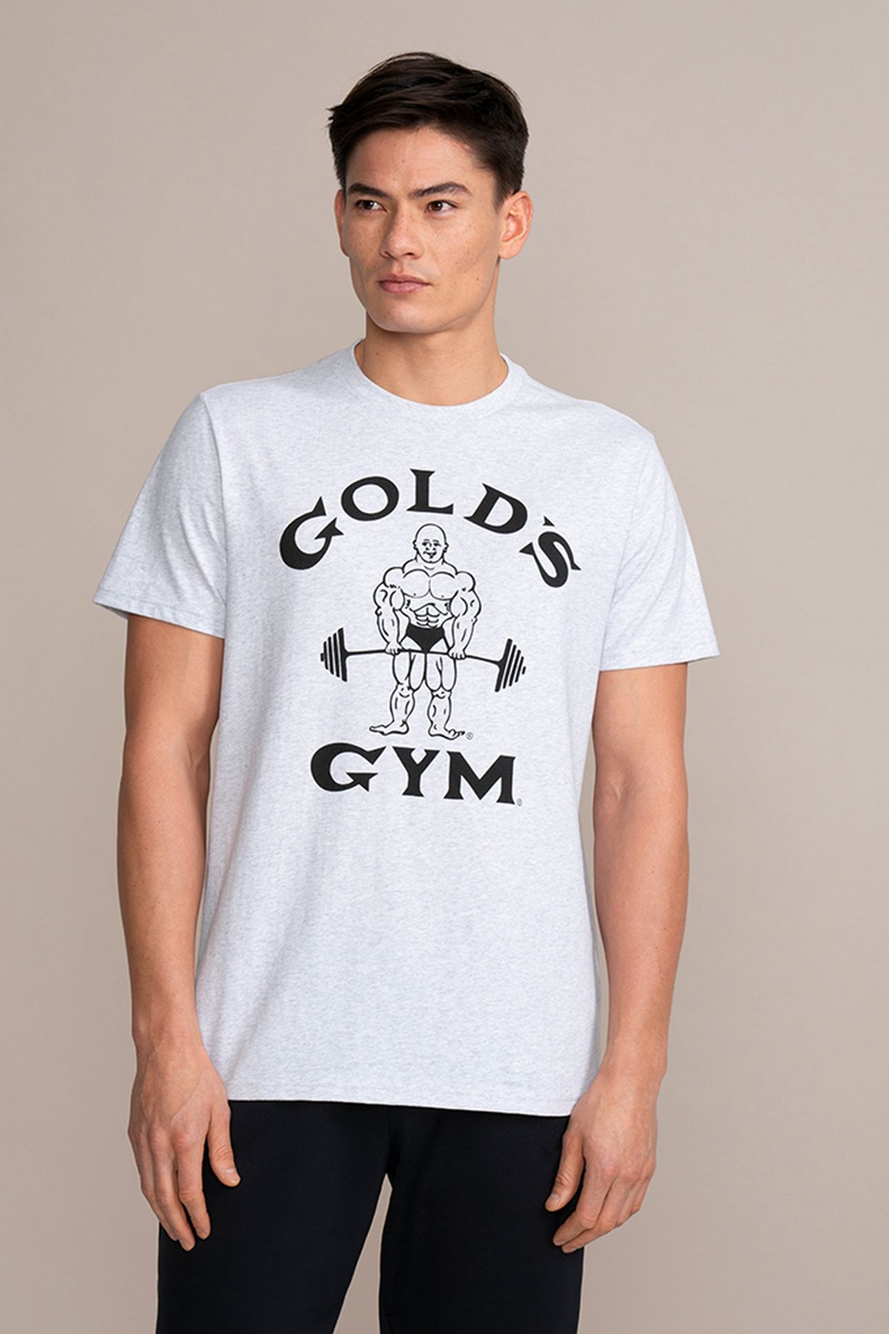 CLASSIC JOE CREW NECK TEE GREY 1
