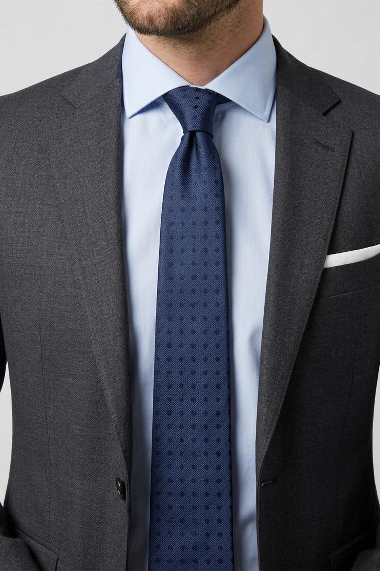TEMPE NEAT TIE NAVY BLUE 1