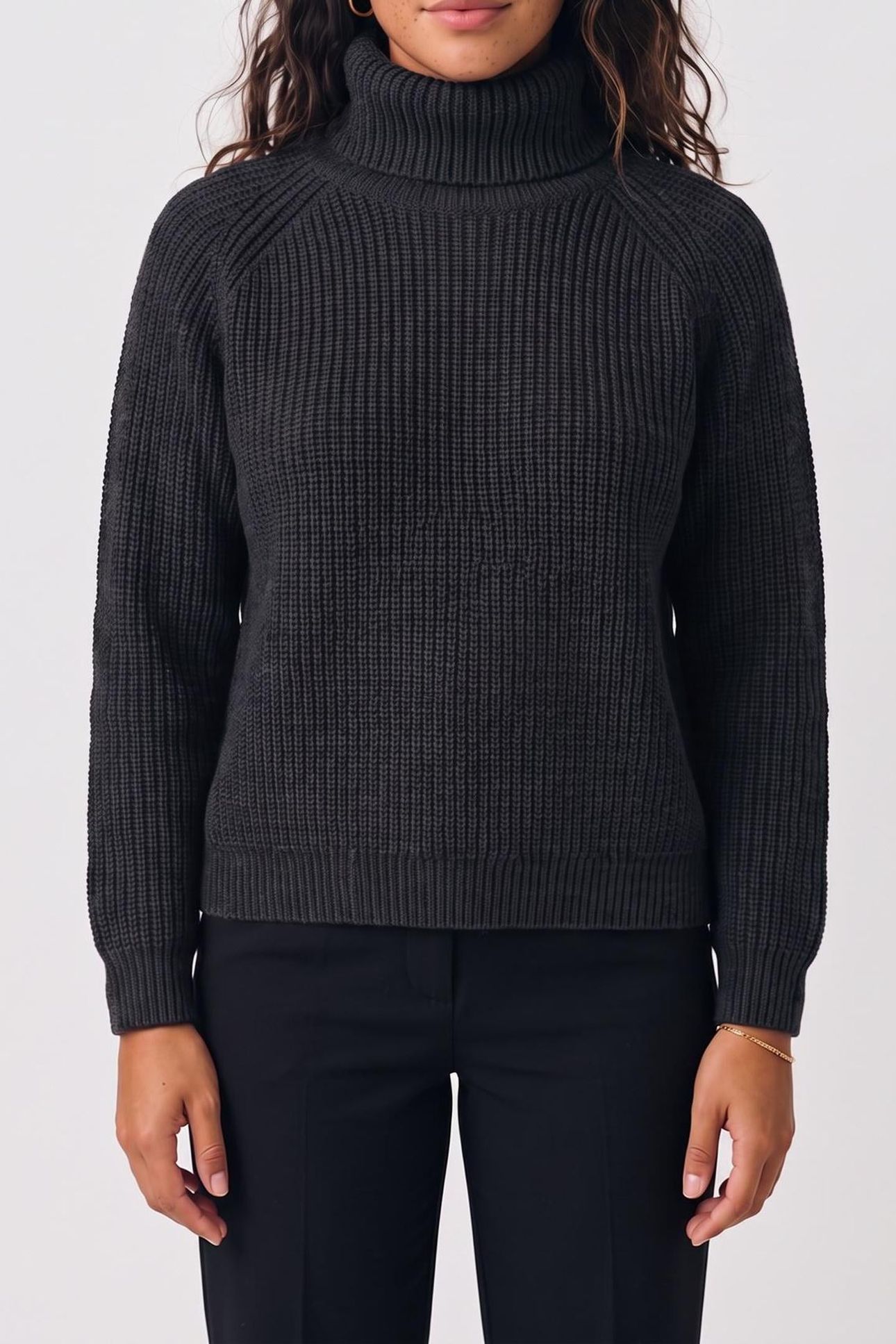 WOMEN'S ANTHRACITE SWEATER 1