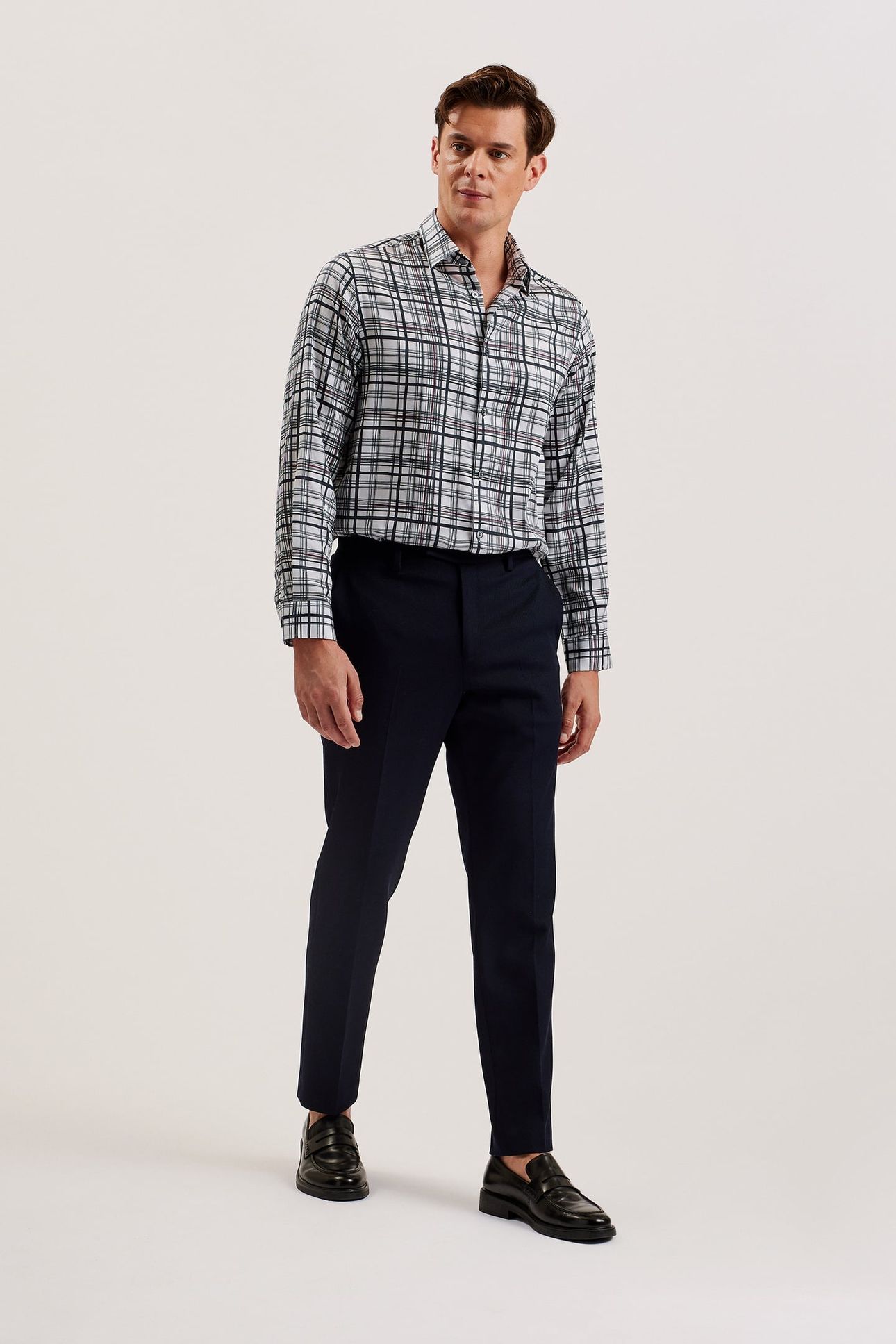 FUROVER LS OVERSIZED PLAID SHIRT MULTICOL 4
