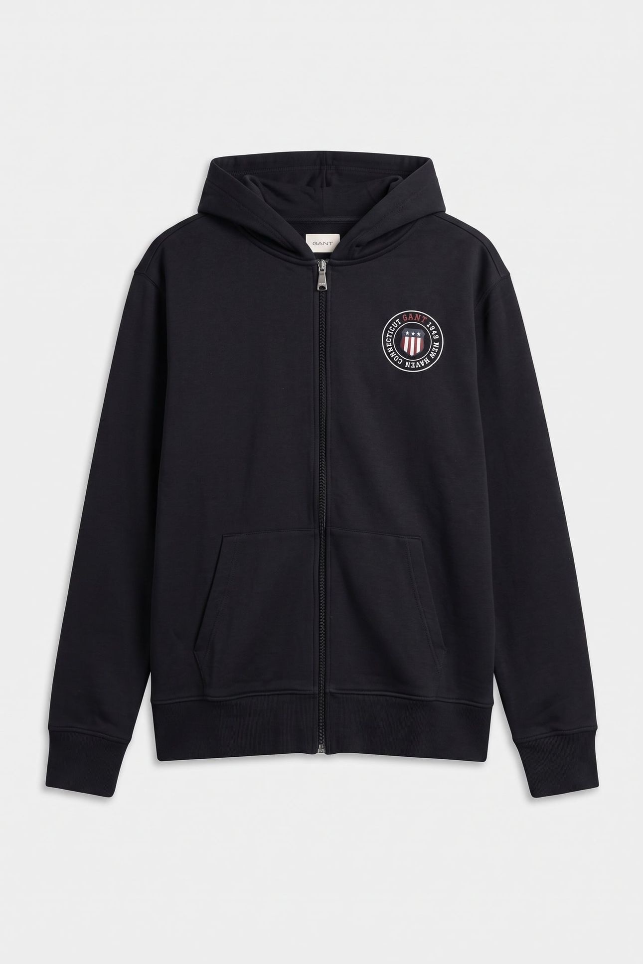 GRAPHIC FULL ZIP HOODIE BLACK 3