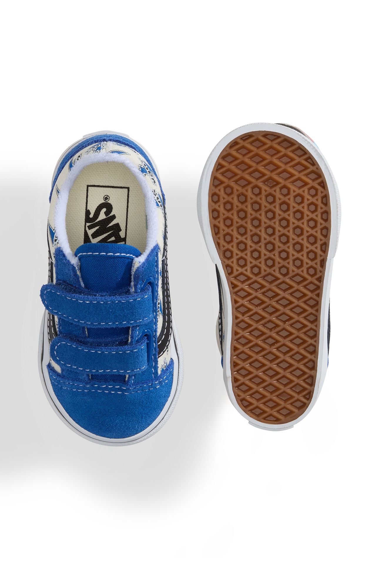 TODDLER OLD SKOOL V CLASSIC BLUE/TRUE WHITE 5