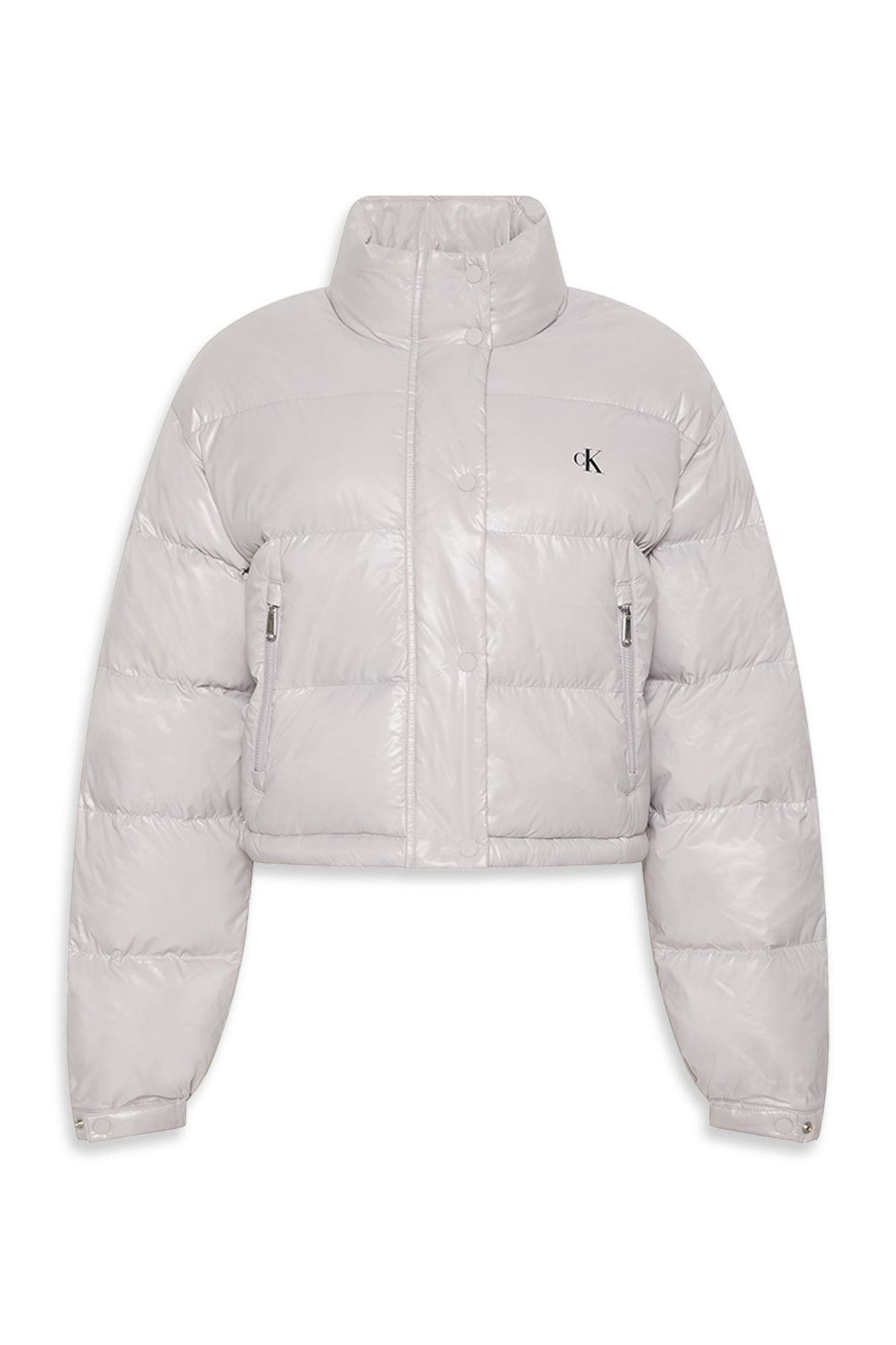 SHINE CROP PUFFER JACKET GULL GRAY 6