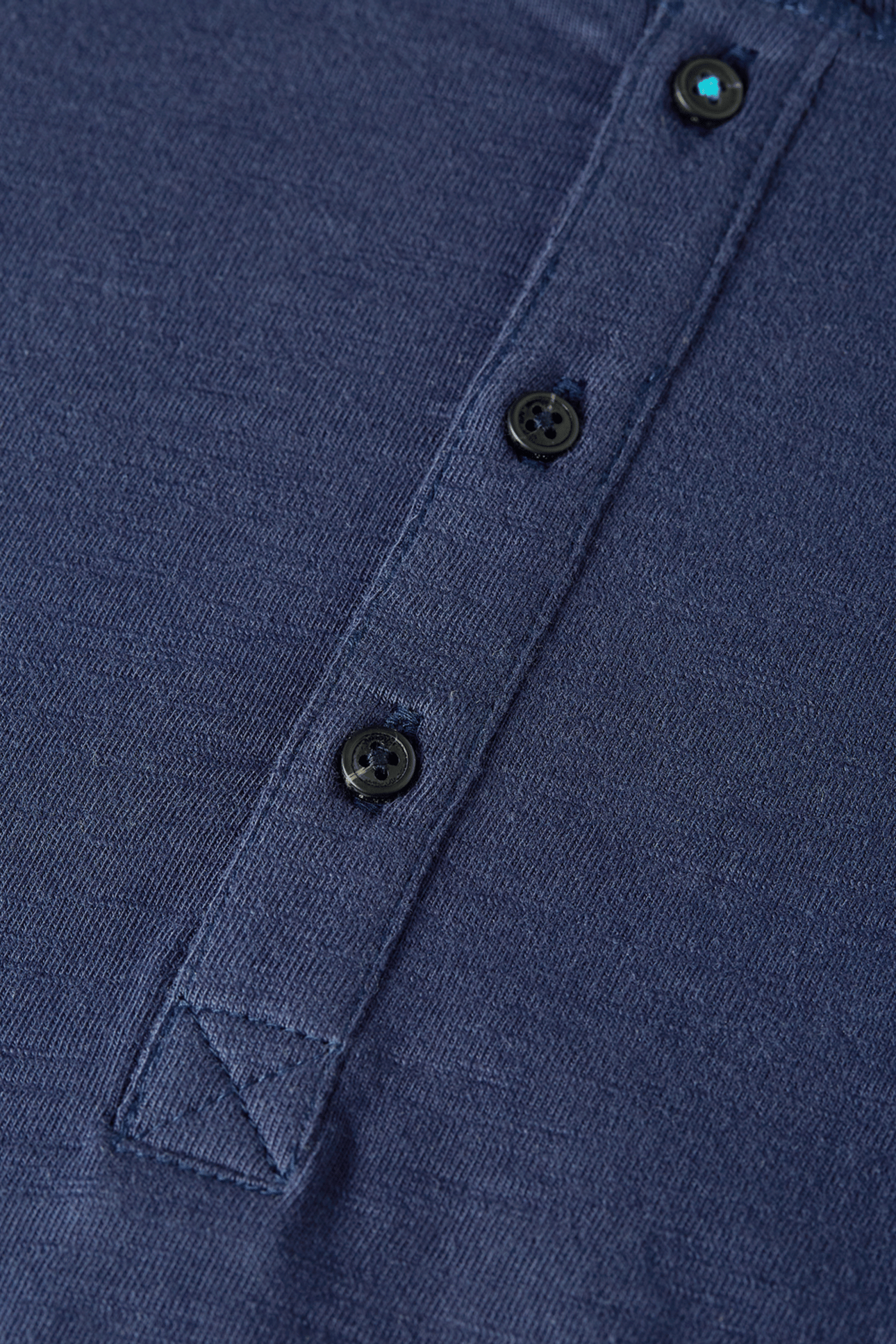 HENLEY SLUB YARN REGULARFIT LONGSLEEVED TSHIRT NAVY 3