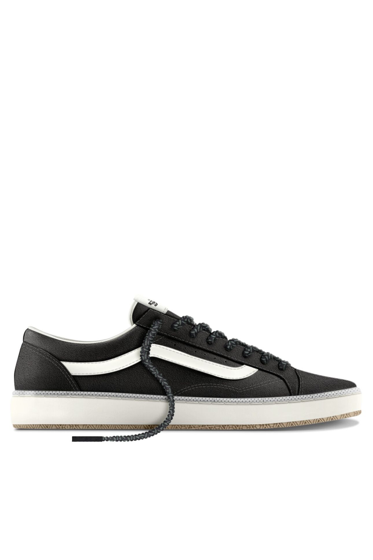 UNISEX OLD SKOOL 36 CUP HAIRY SUEDE BLACK 1