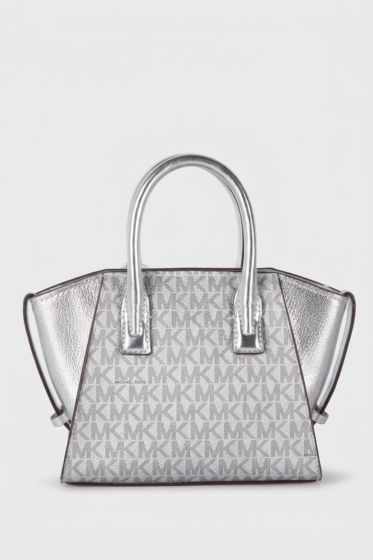 EXTRA SMALL SATCHEL CROSSBODY SILVER 2