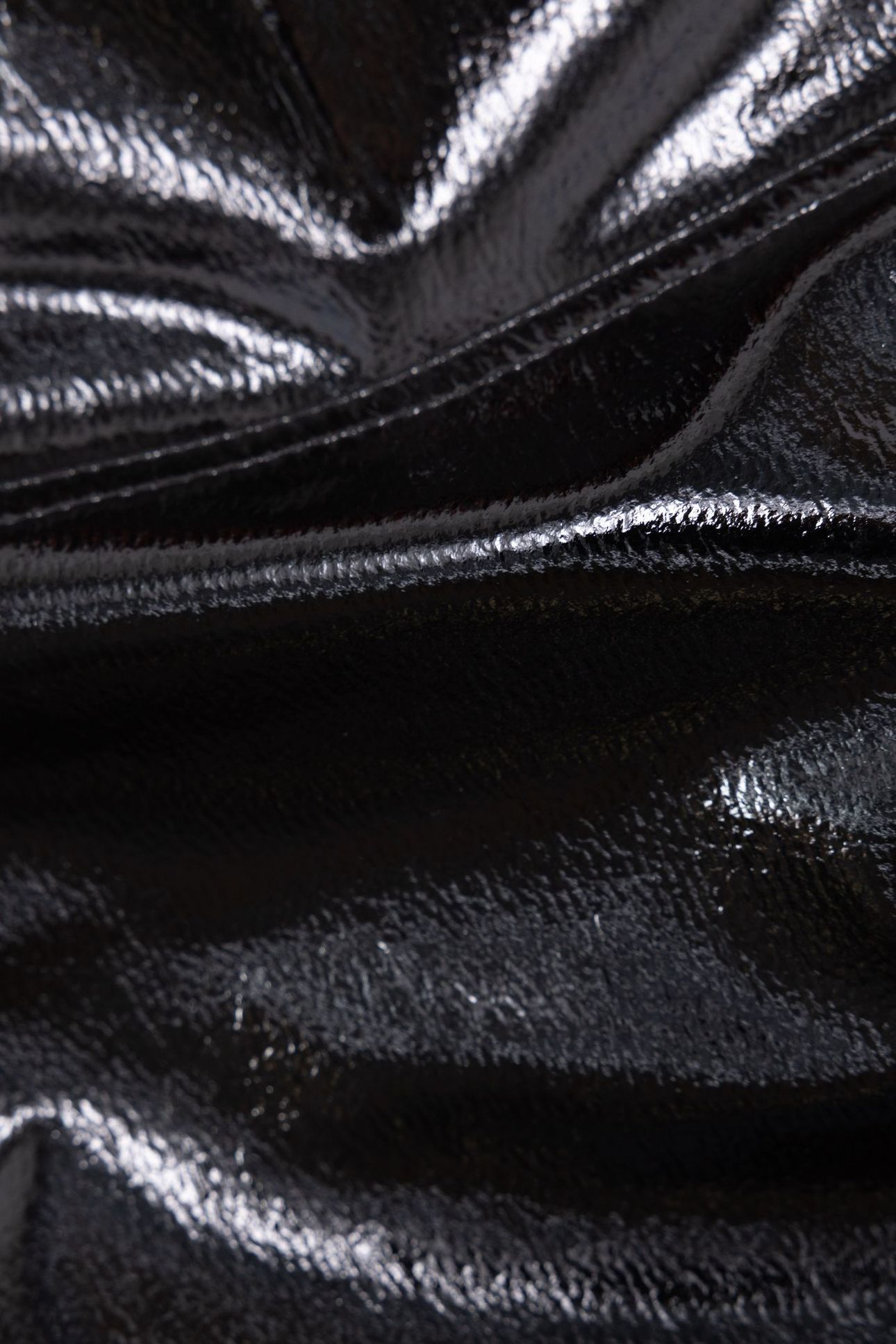 BLACK VINYL SHORT SKIRT 6