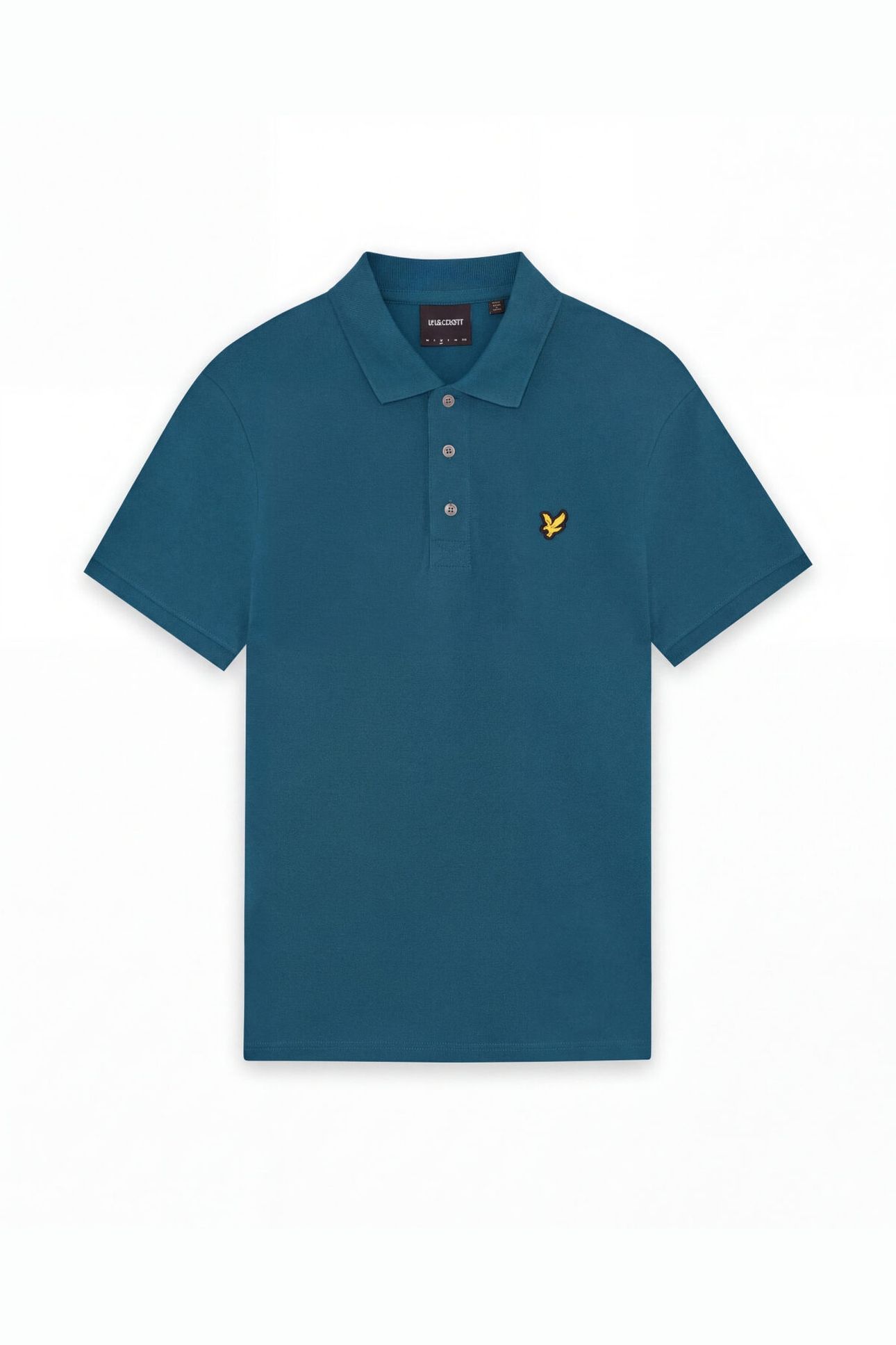 PLAIN POLO SHIRT RICH TEAL 4