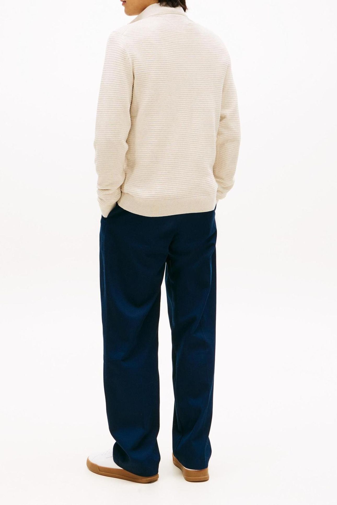 SEASONAL STRUCTURE ZIP HEATHERED OATMILK 2