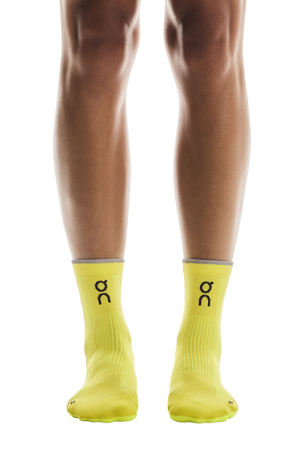 ELITE RUN SOCK MID1 UNISEX LIME 1