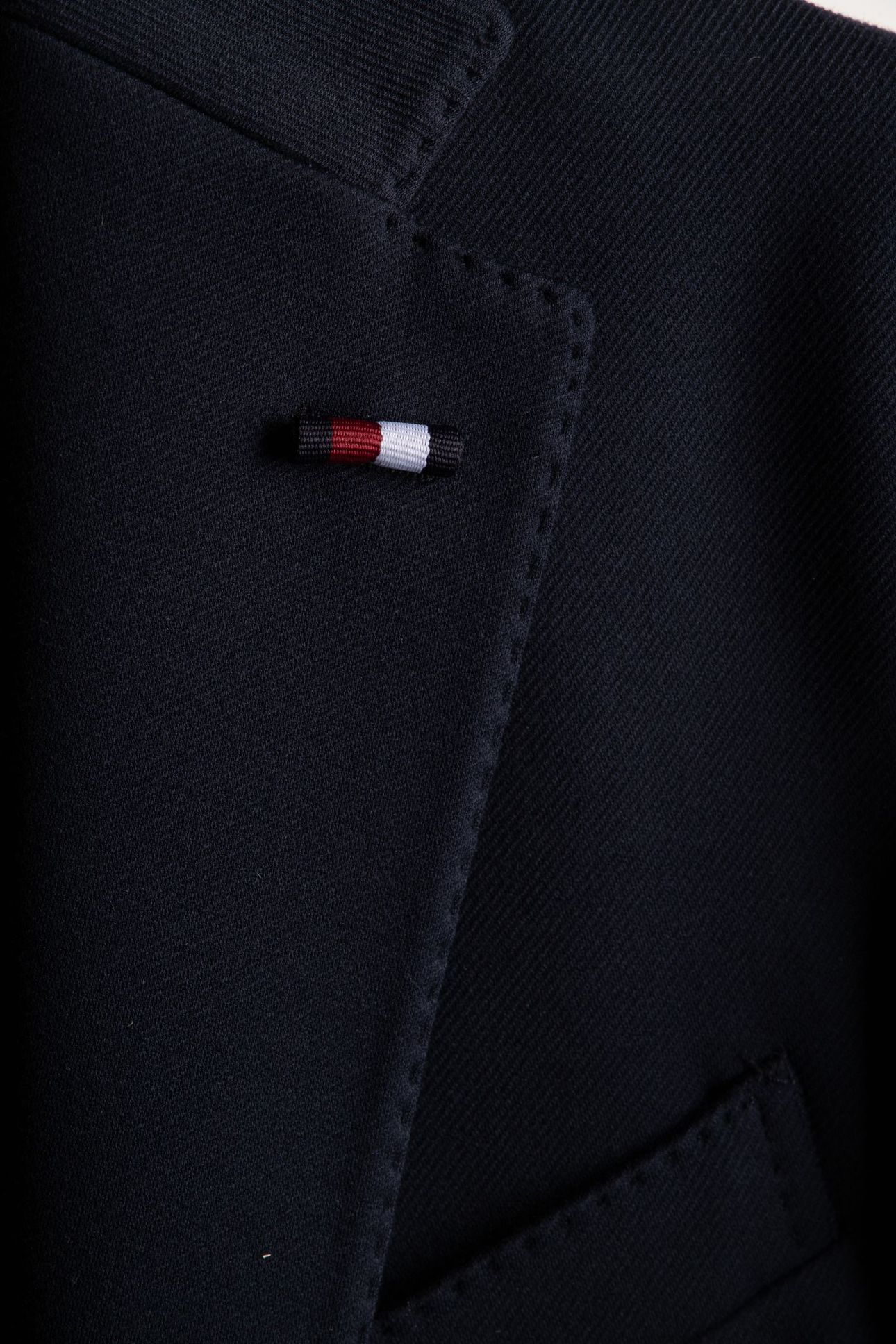 VISCOSE STRETCH JERSEY SUITING JACKET BLUE 4
