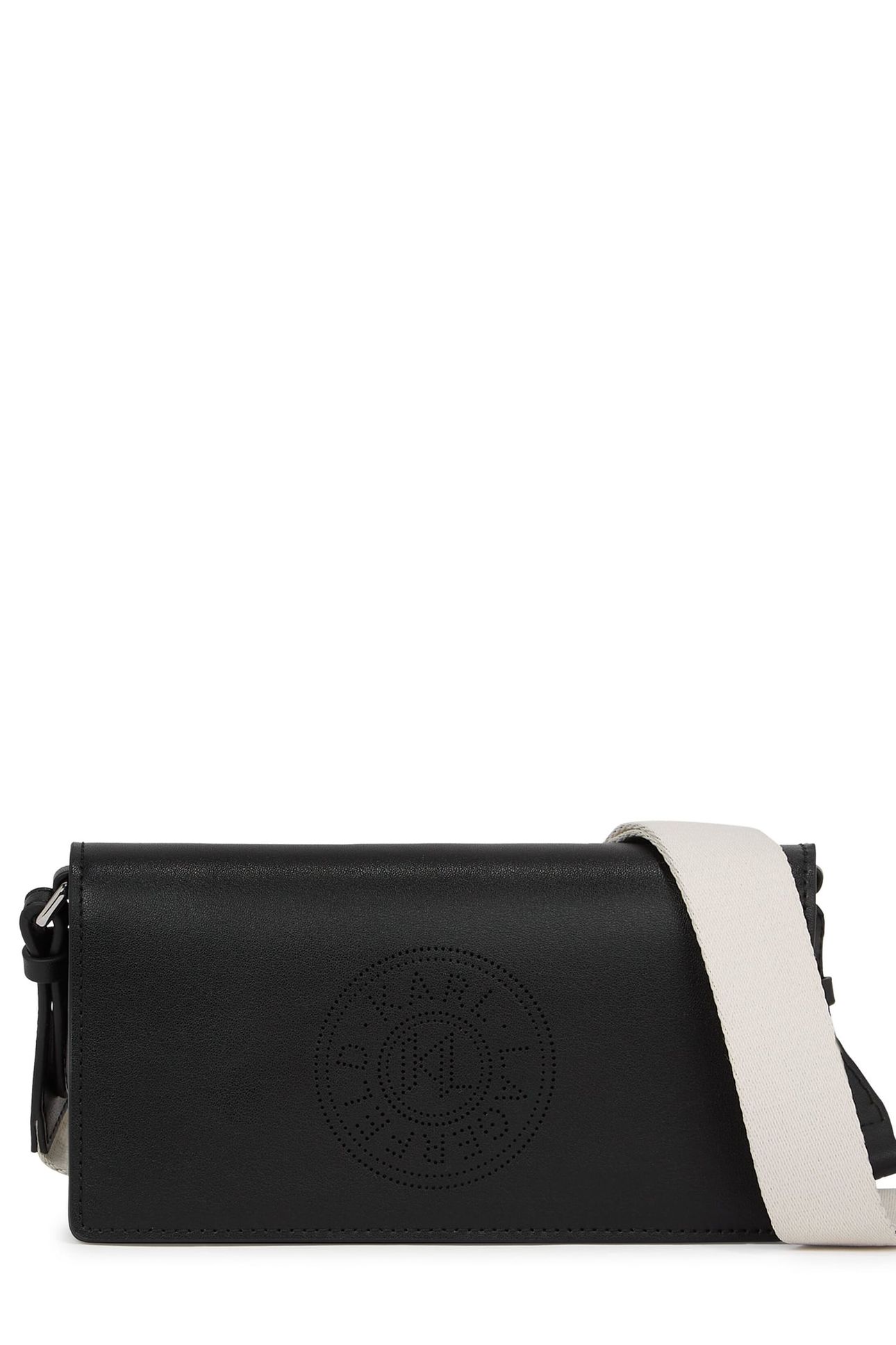 CIRCLE MINI FLAP BAG BLACK-NICKEL 4