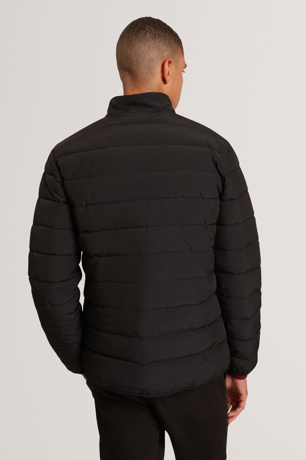 QUILTED LIGHTWEIGHT JACKET BLACK 2